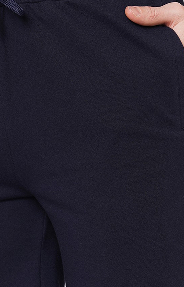 FITZ | Men's Blue Cotton Solid Short 3
