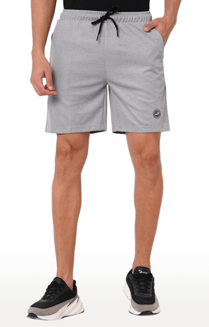 FITZ | Men's Grey Polyester Solid Short 0