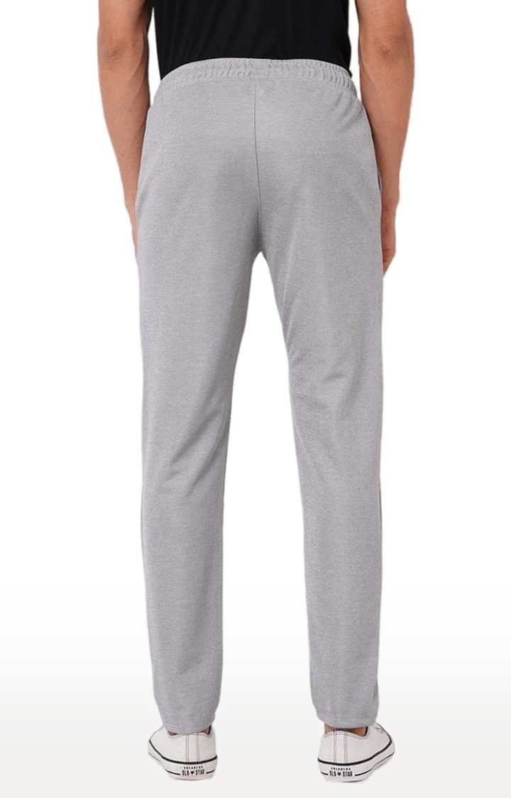 Men's Grey Polyester Solid Trackpant - FITZ