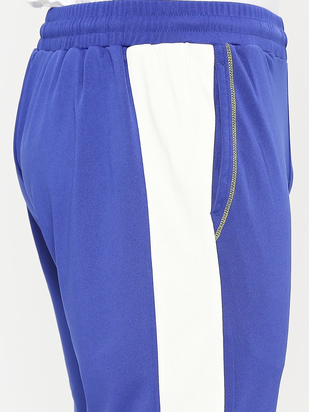 FITZ | Men's Slim Fit Blue Cotton Blend Casual Joogers 4