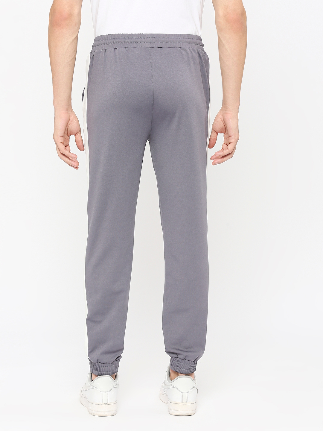 FITZ | Men's Slim Fit Grey Cotton Blend Casual Joogers 3