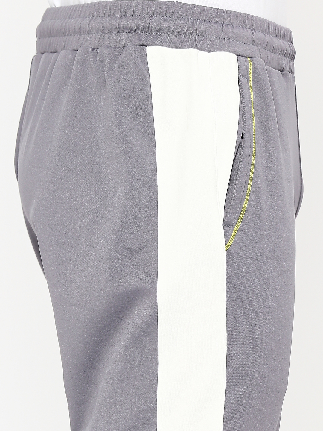 FITZ | Men's Slim Fit Grey Cotton Blend Casual Joogers 4