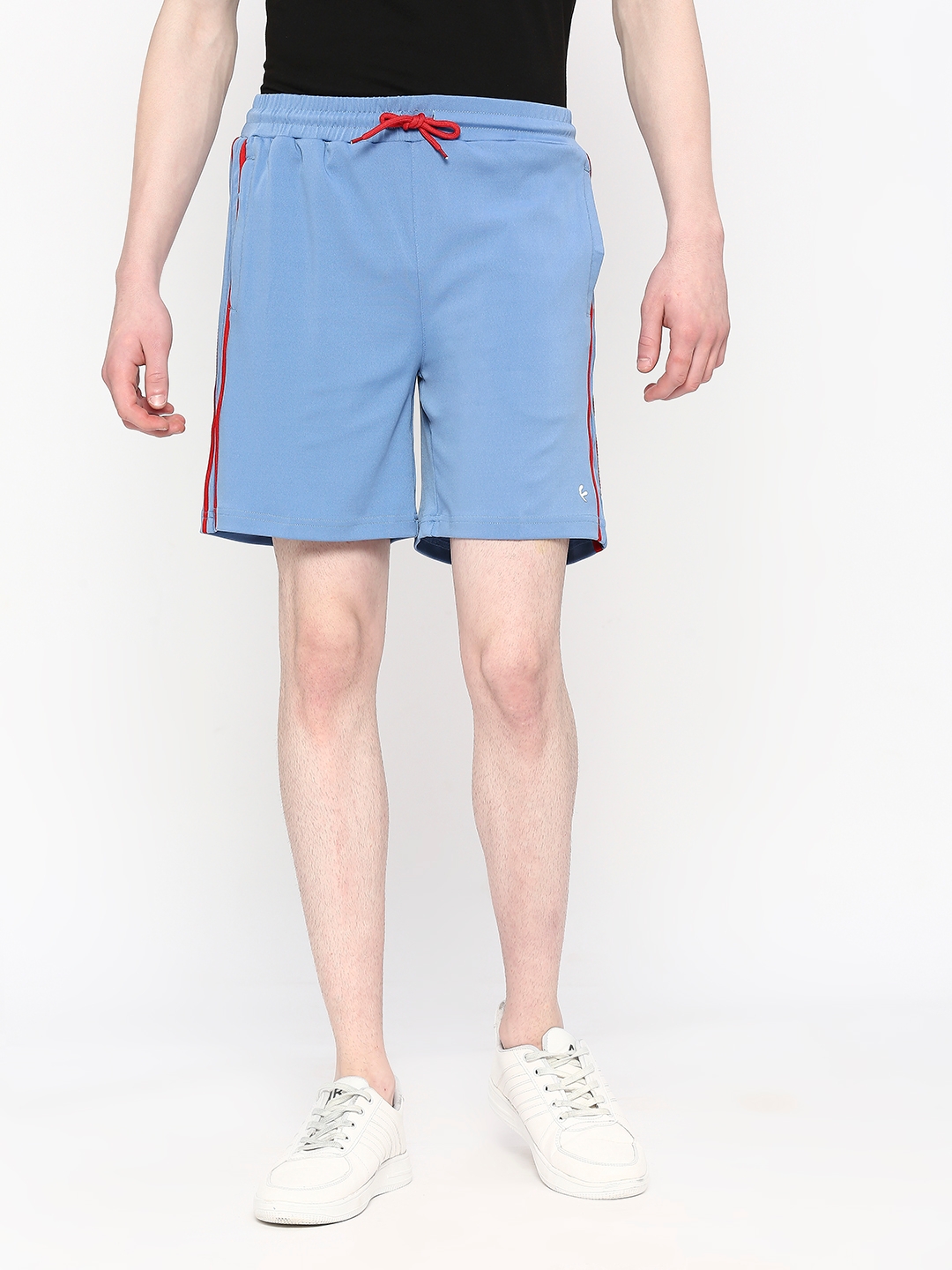 FITZ | Men's  Slim Fit Cotton Blue Shorts