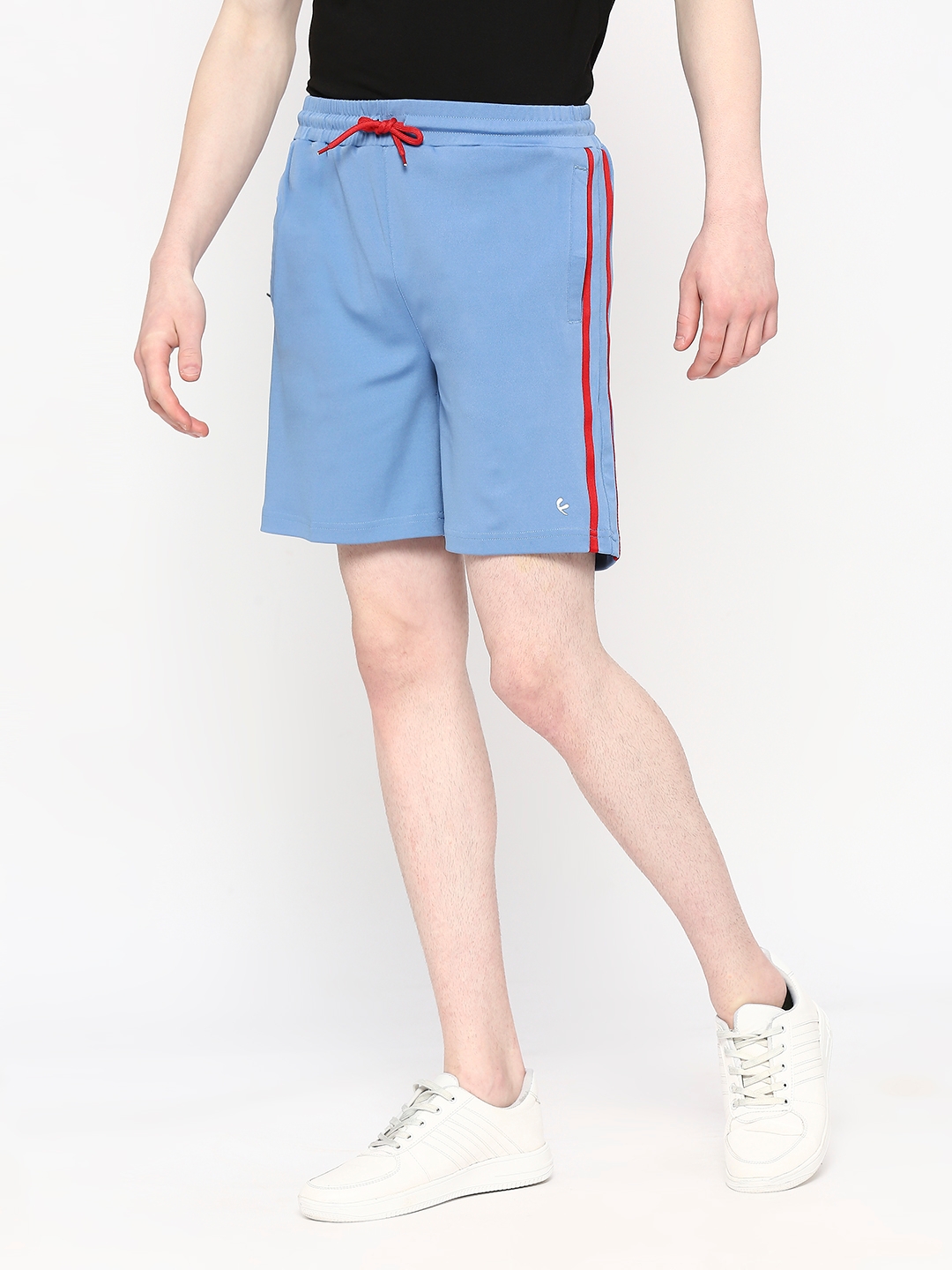 FITZ | Men's  Slim Fit Cotton Blue Shorts 1