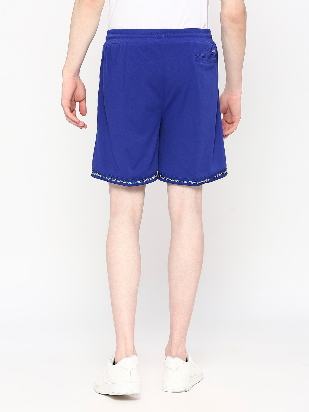 Men's  Slim Fit Cotton Blue Shorts