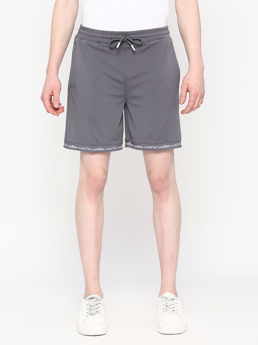 FITZ | Men's  Slim Fit Cotton Grey Shorts 0