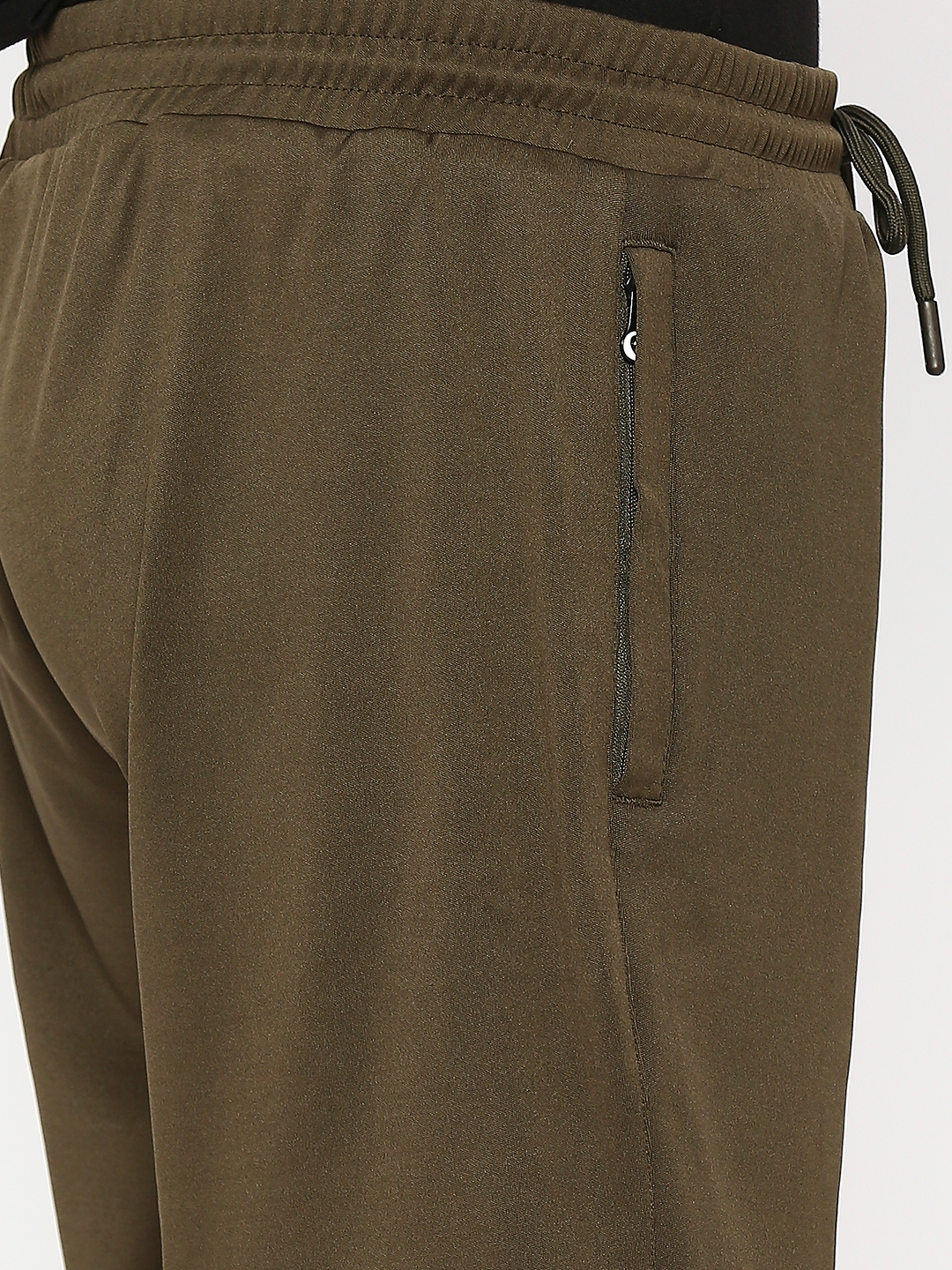 FITZ | Men's  Slim Fit Cotton Green Shorts 4