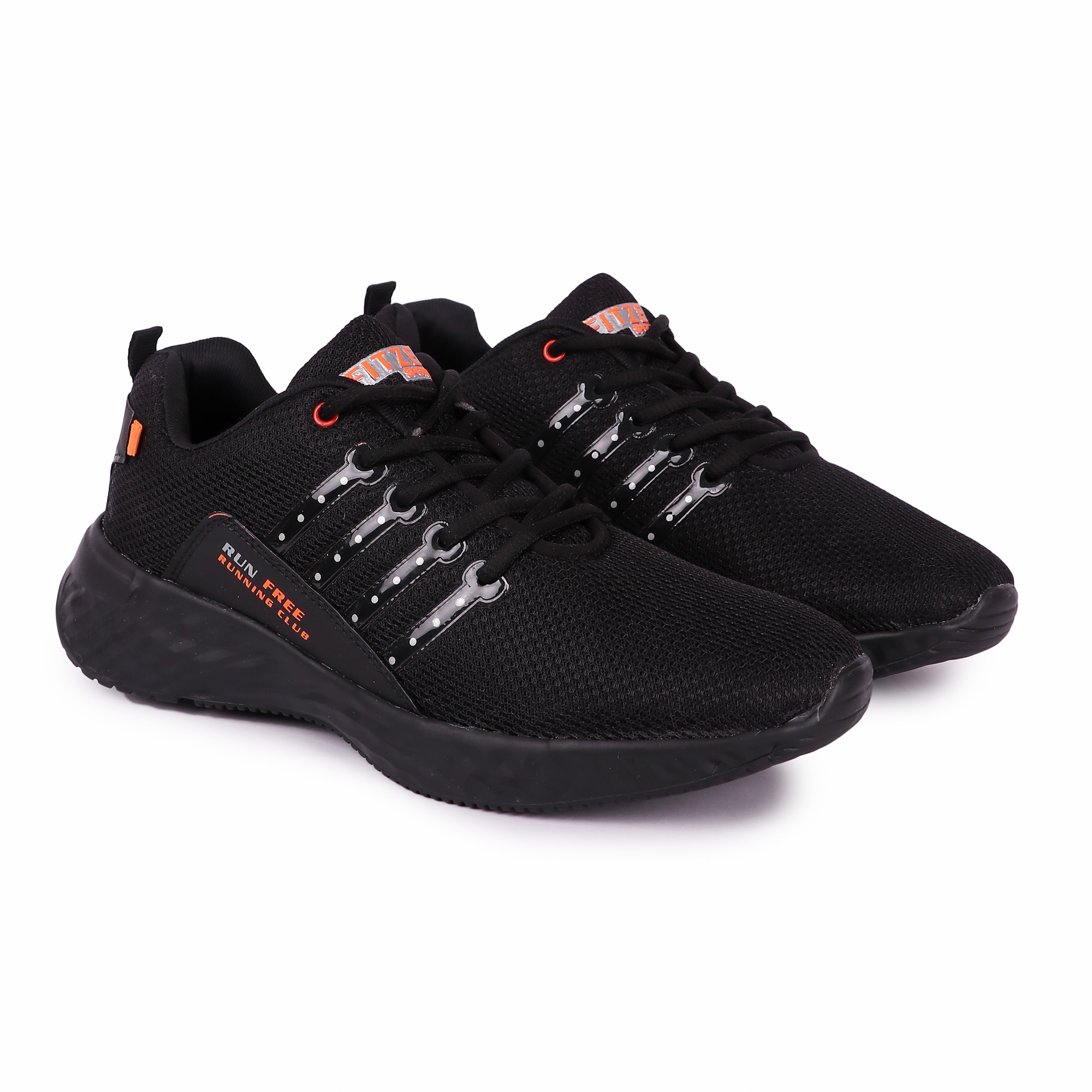 Fitze | Black Running Shoes (HOX_537_BLK) 0