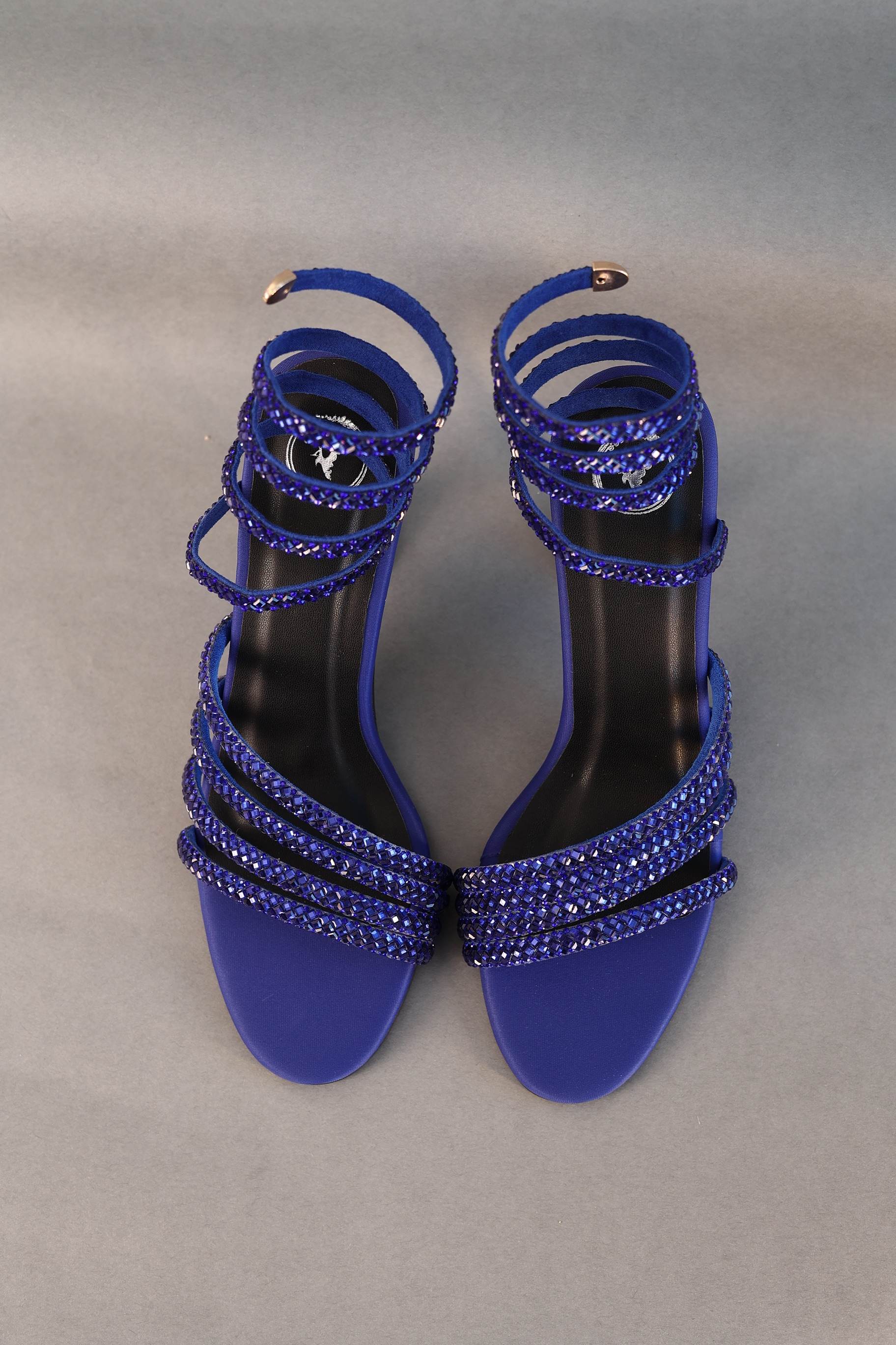 Blue Spring Heel Sandal