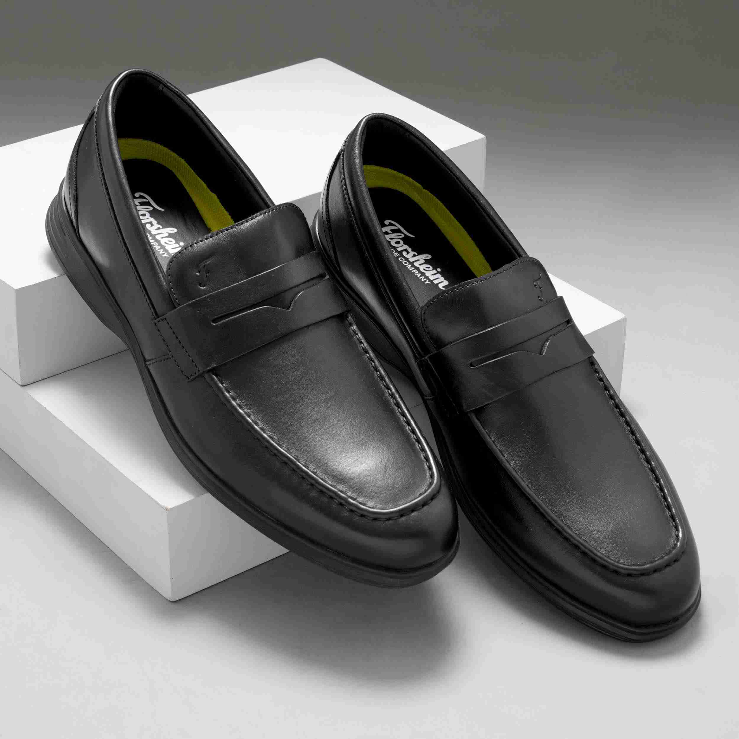 The Kent Black Men Penny Loafer Florsheim