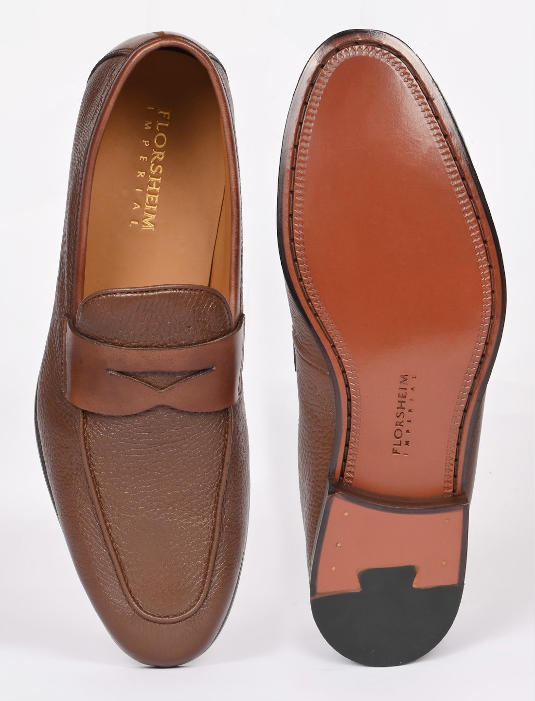The Juan Brown Men Deer Leather Occasion Slip-On Florsheim