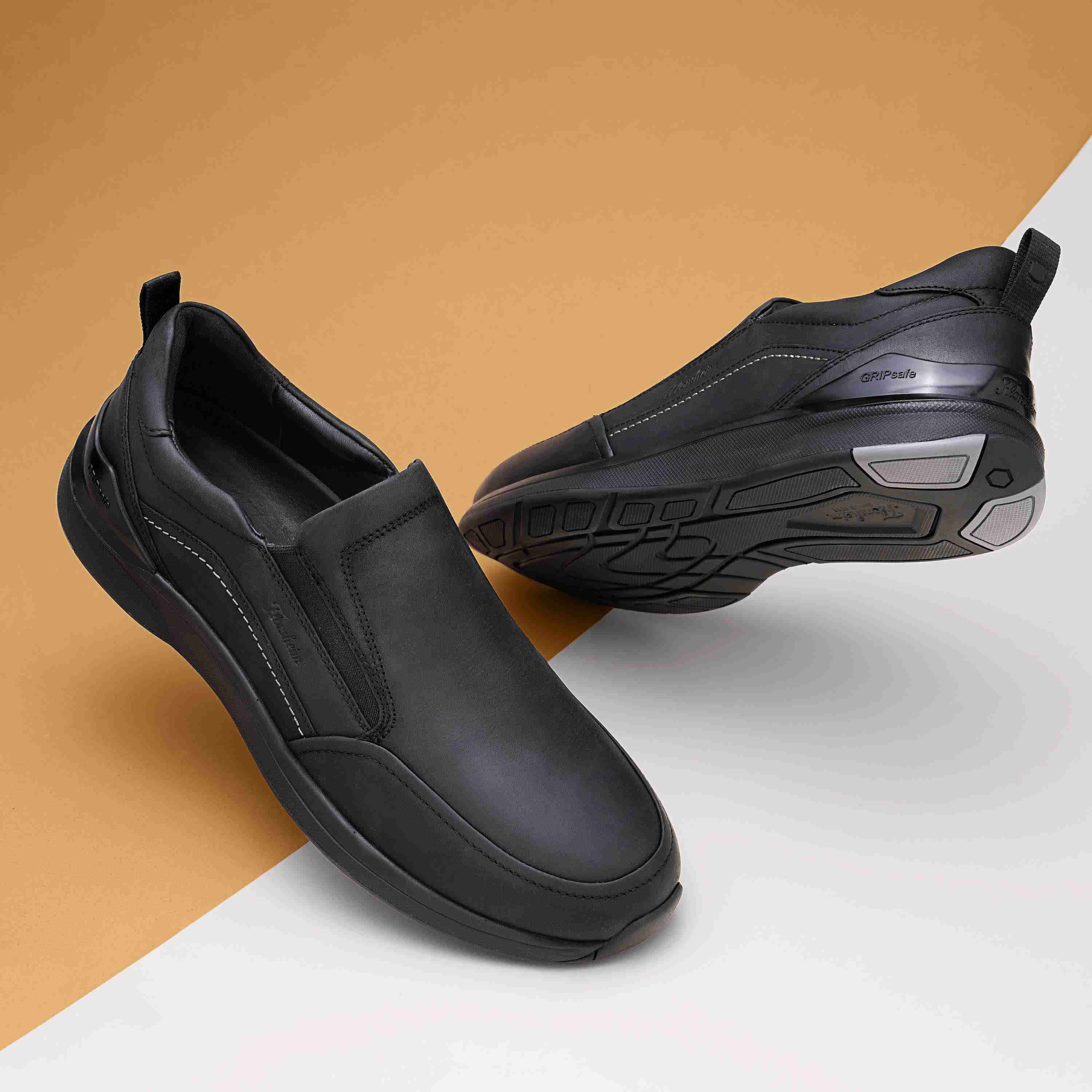The Impala Black Men Moc Toe Casual Florsheim