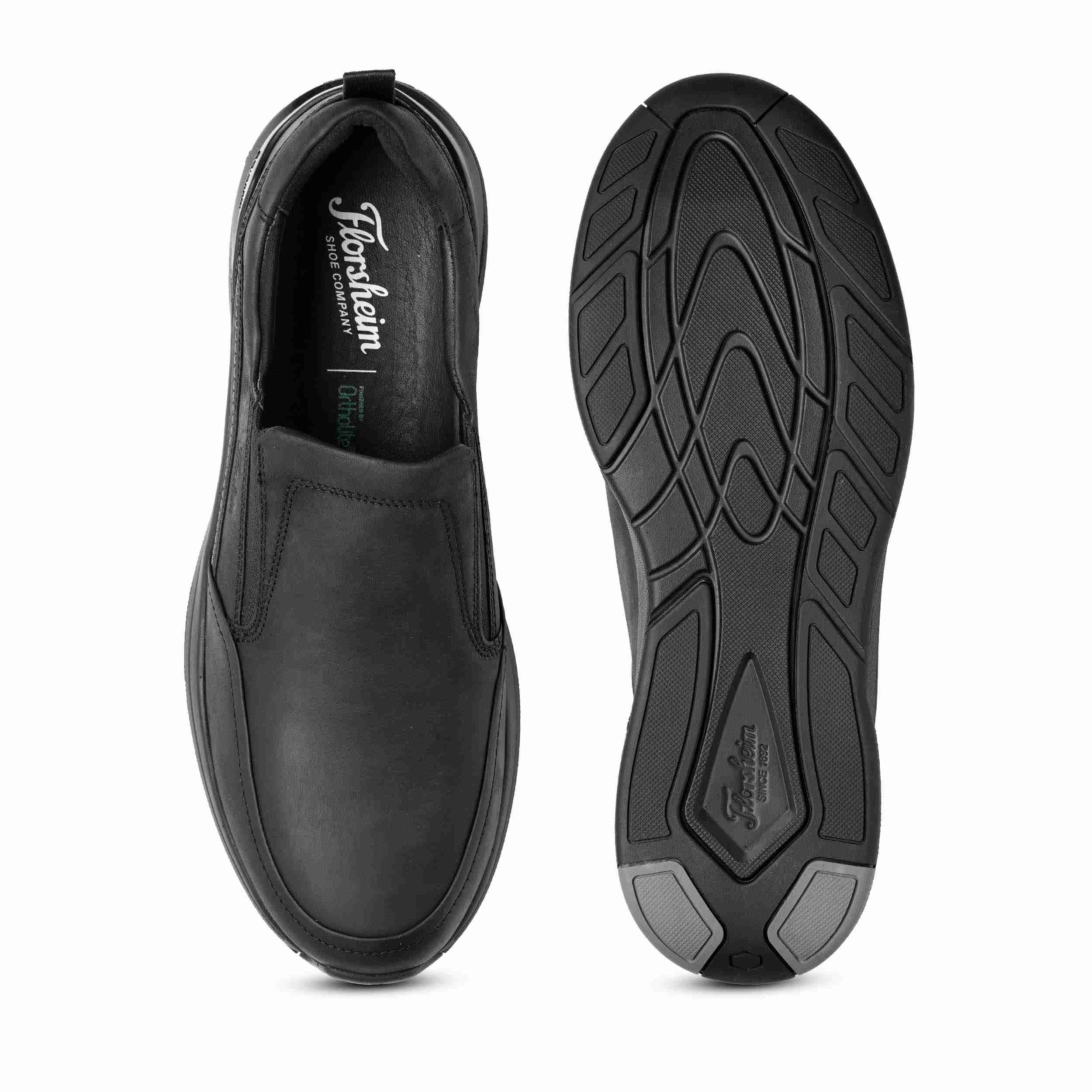 The Impala Black Men Moc Toe Casual Florsheim