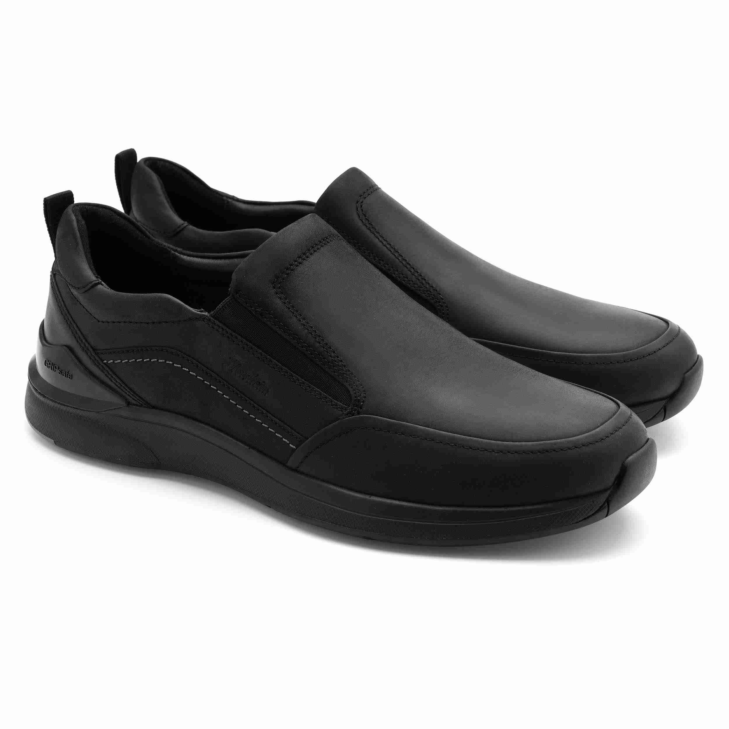 The Impala Black Men Moc Toe Casual Florsheim