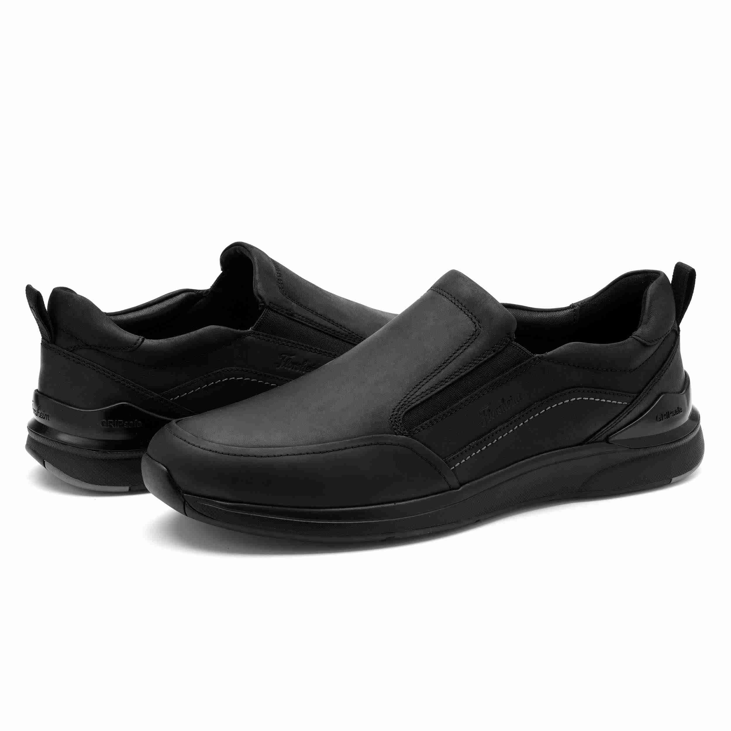 The Impala Black Men Moc Toe Casual Florsheim