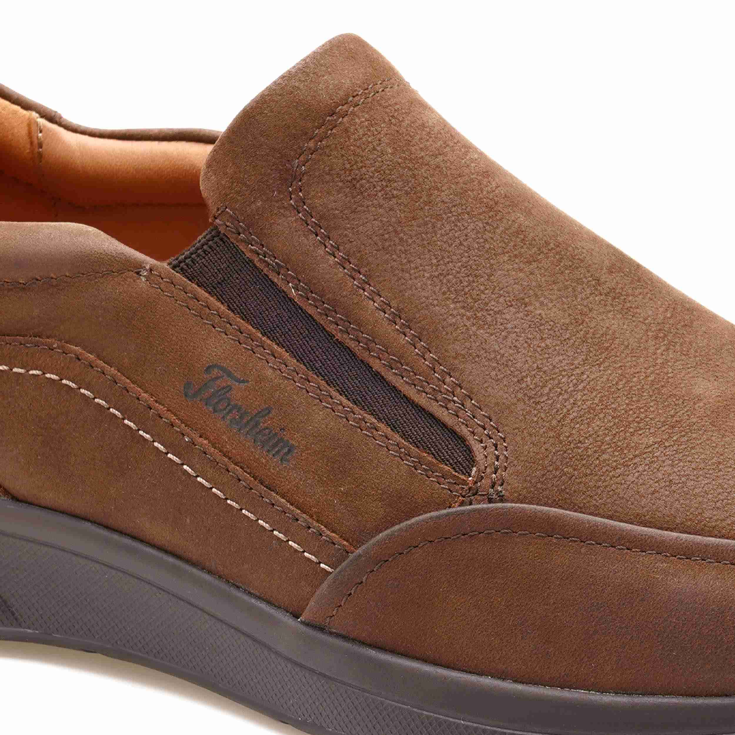 The Impala Brown Men Nubuck Casual Slip-On Florsheim