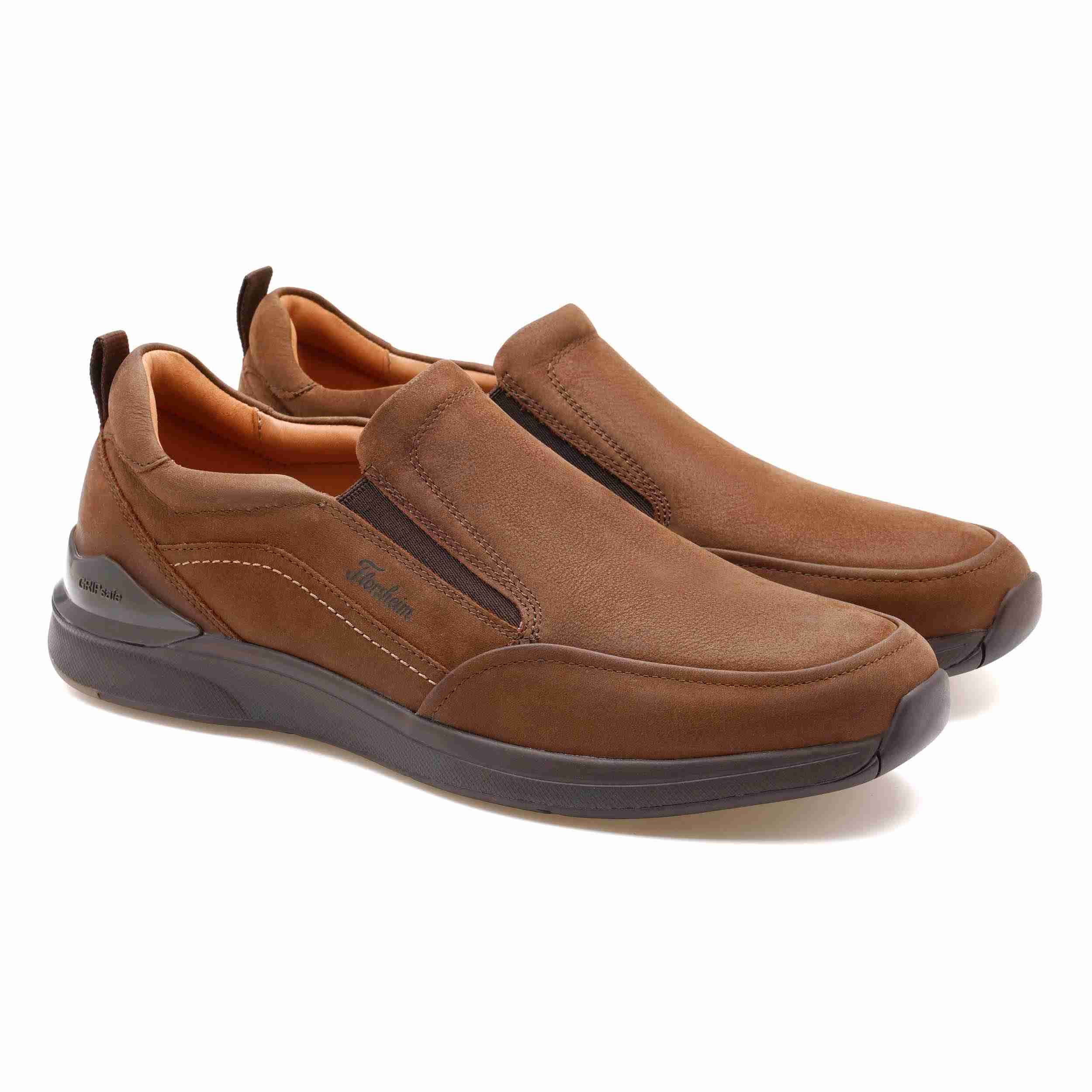 The Impala Brown Men Nubuck Casual Slip-On Florsheim