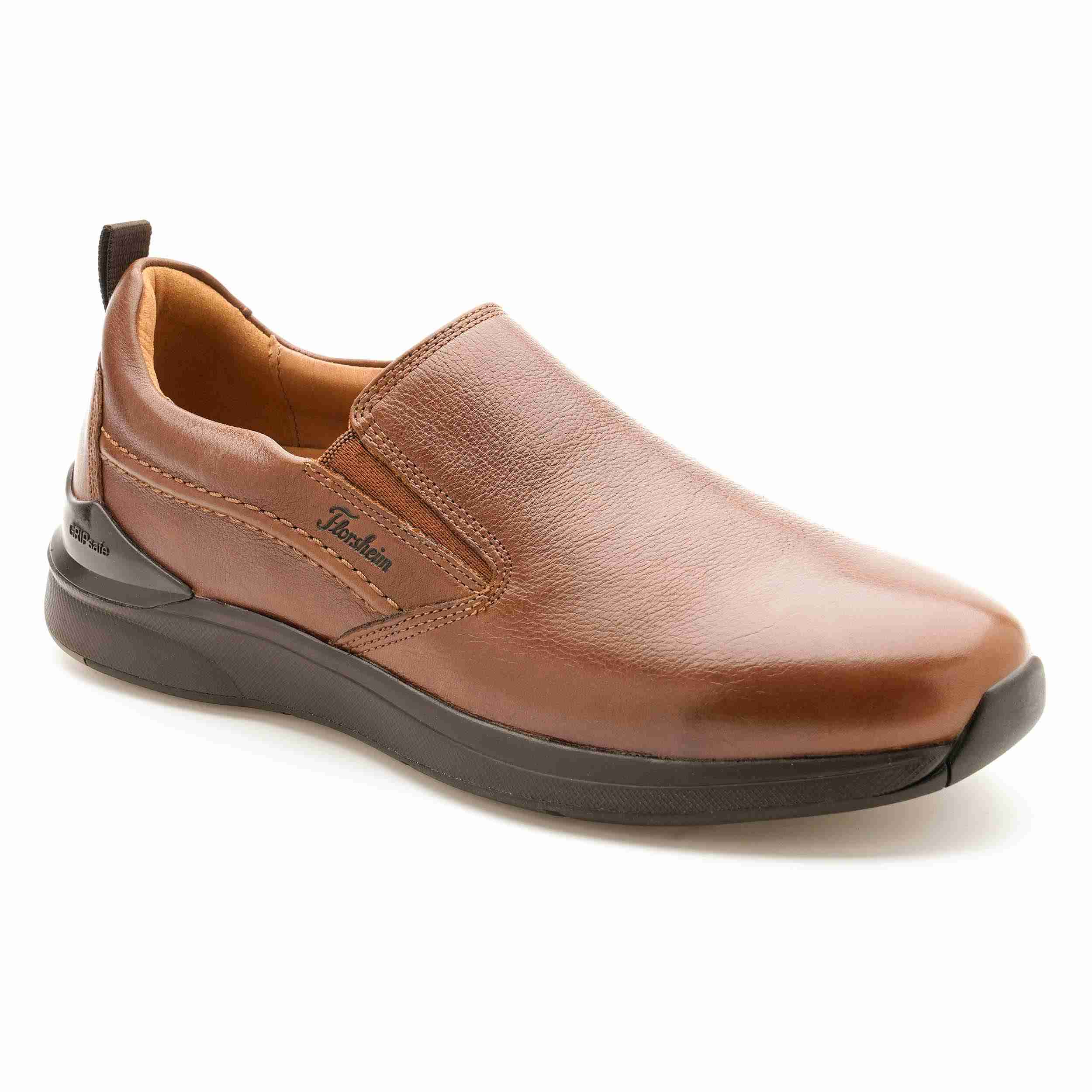 The Beetle Tan Men Plain Toe Slip-On Florsheim
