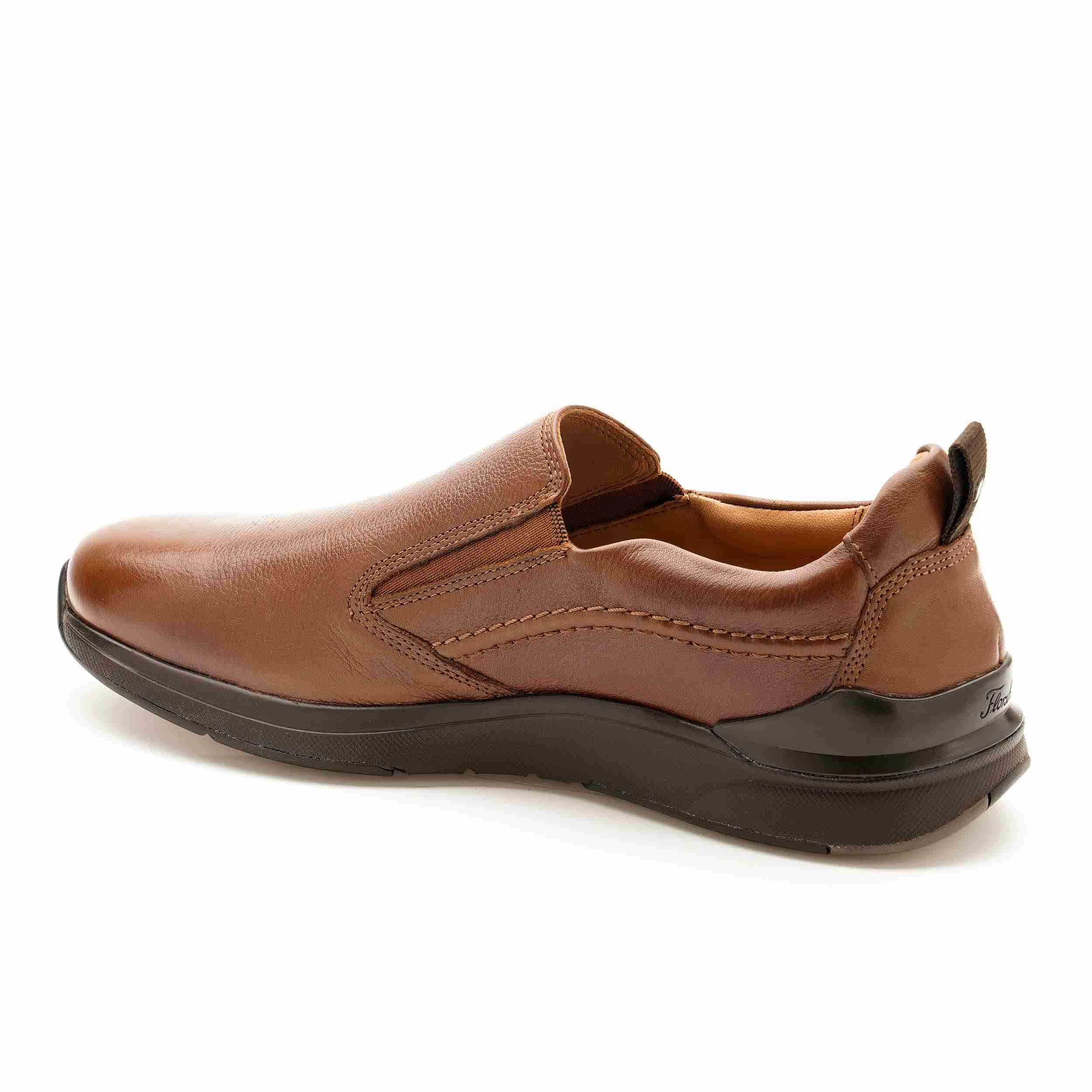 The Beetle Tan Men Plain Toe Slip-On Florsheim