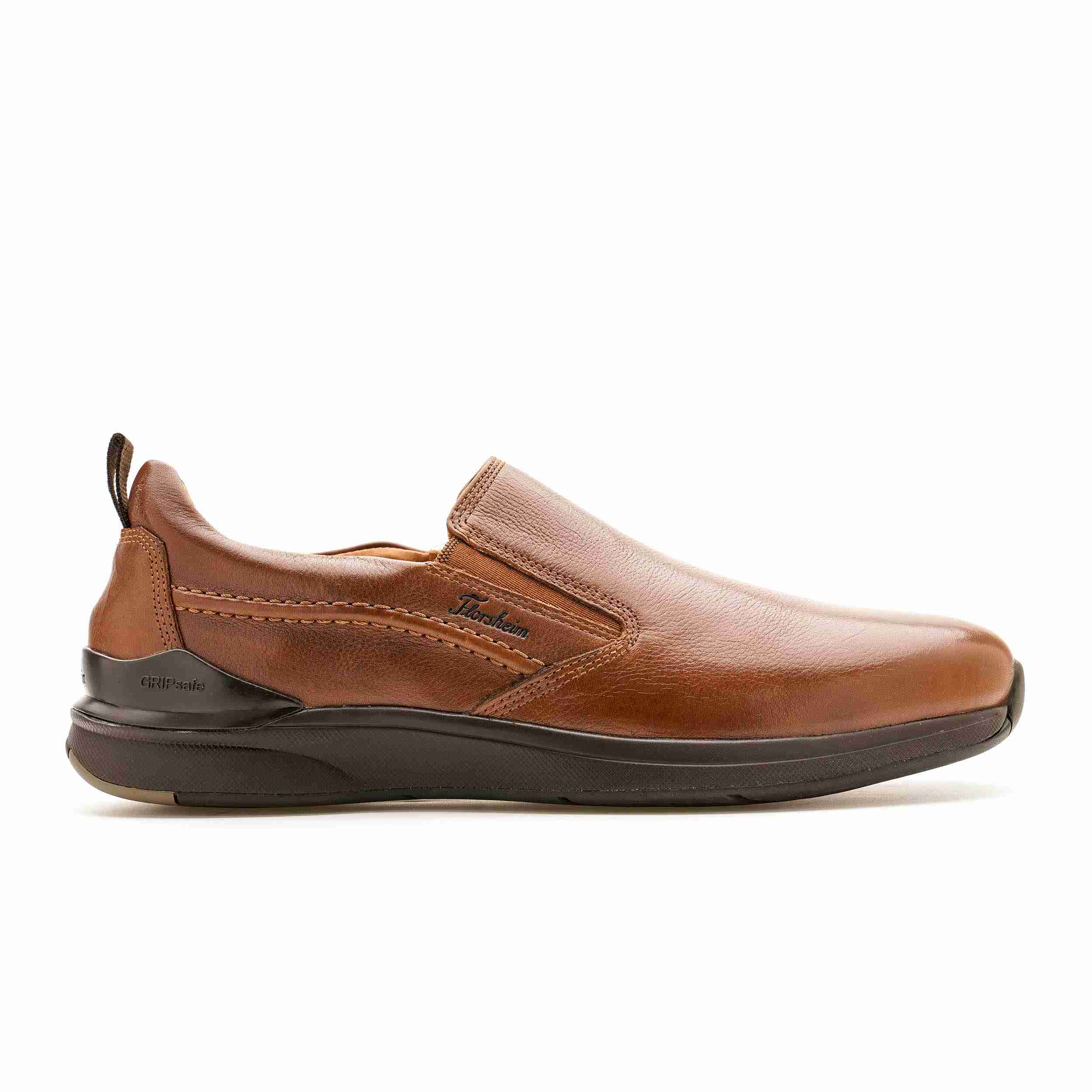 The Beetle Tan Men Plain Toe Slip-On Florsheim