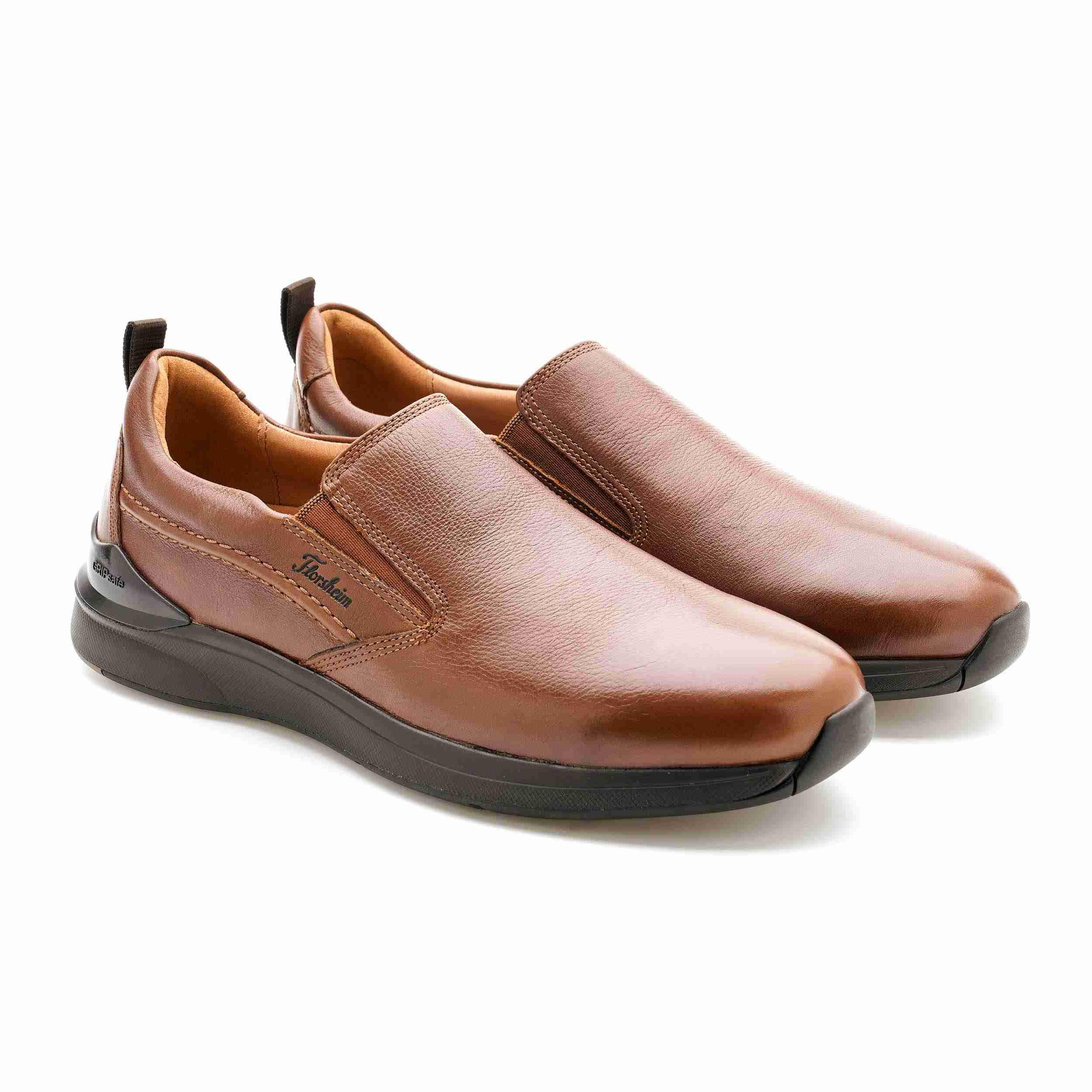 The Beetle Tan Men Plain Toe Slip-On Florsheim
