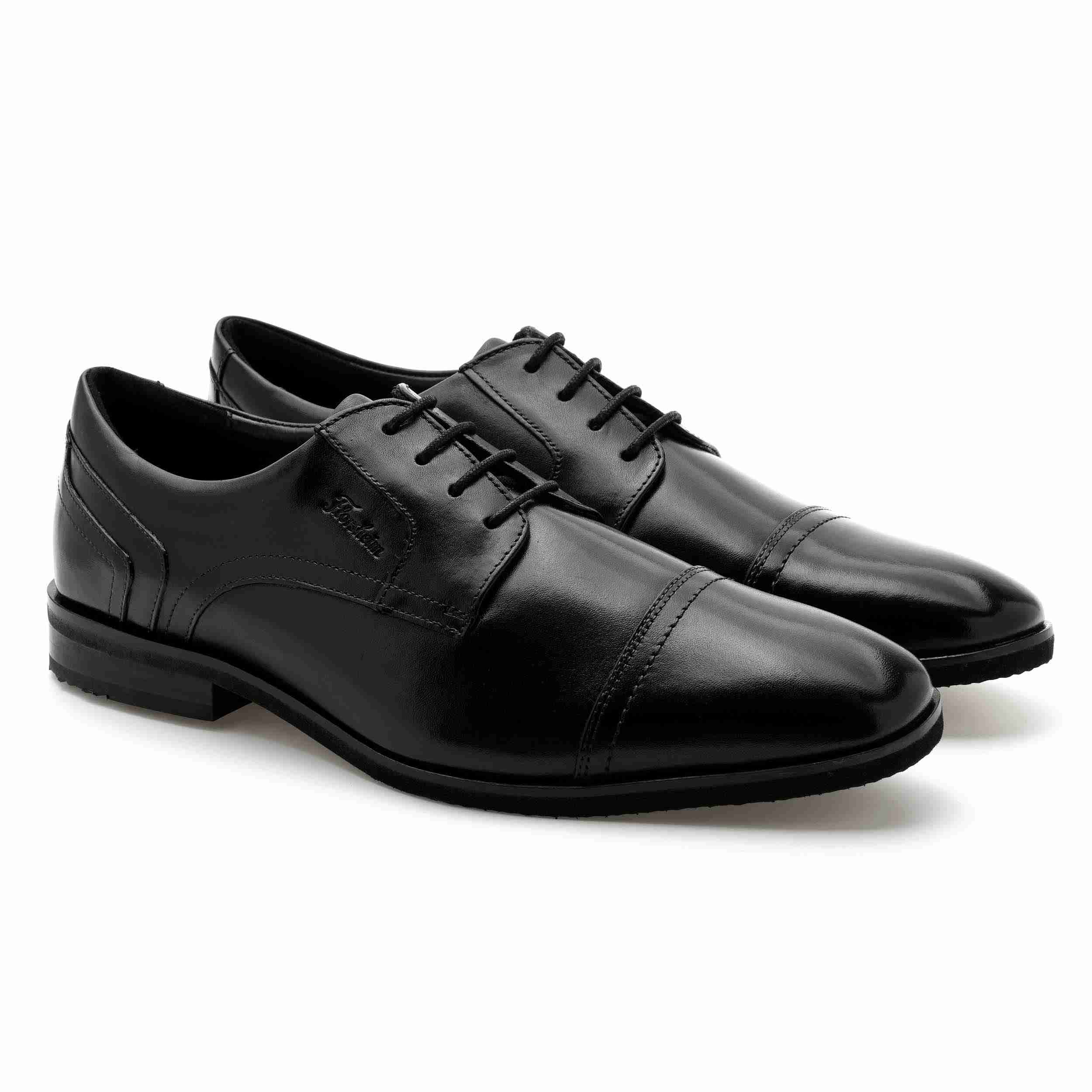 The Hector2 Black Men Toe Cap Formal Florsheim