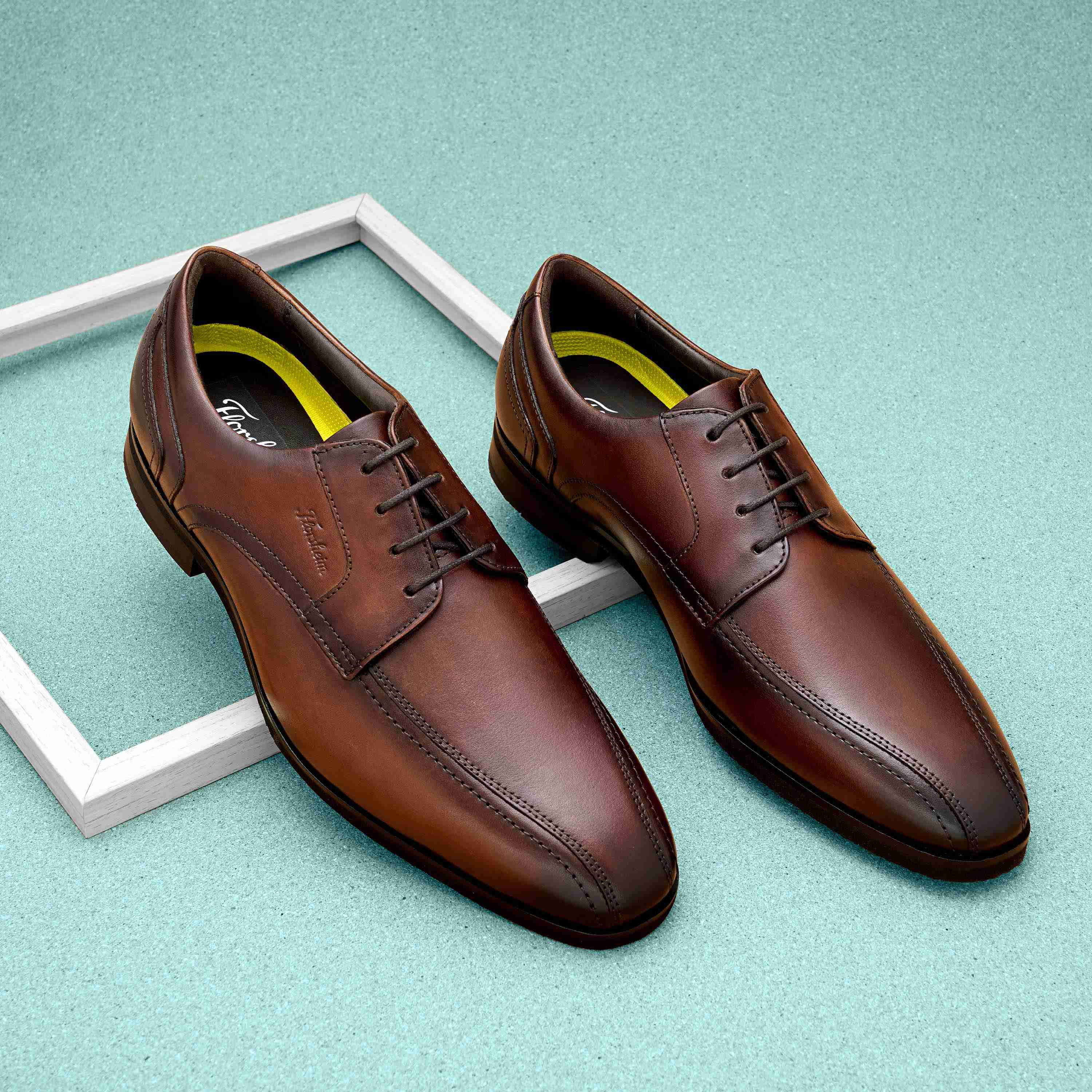 The Eddie Tan Men Bicycle Cut Derby Formal Florsheim
