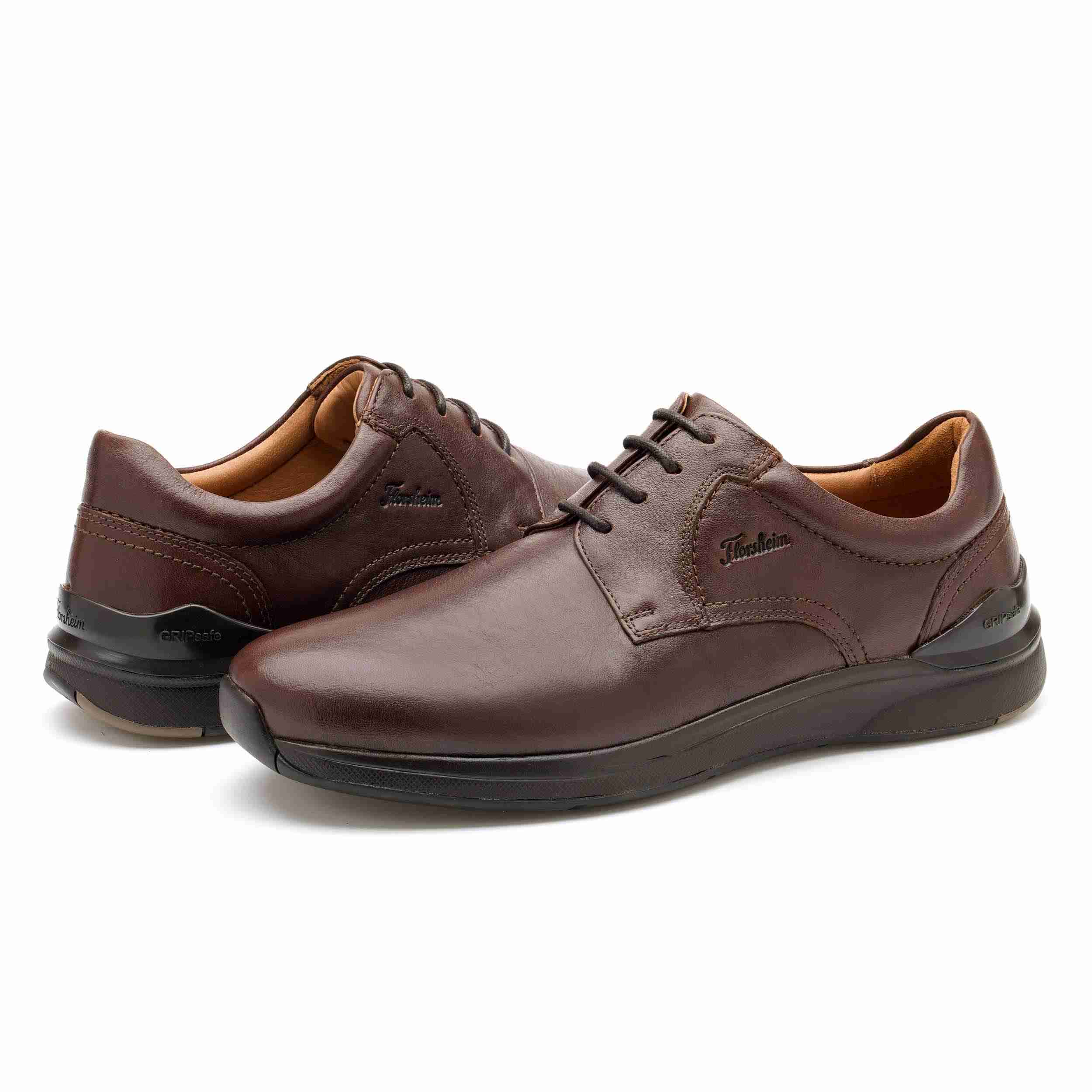 The Shelby Tan Men Plain-Toe Derby Florsheim