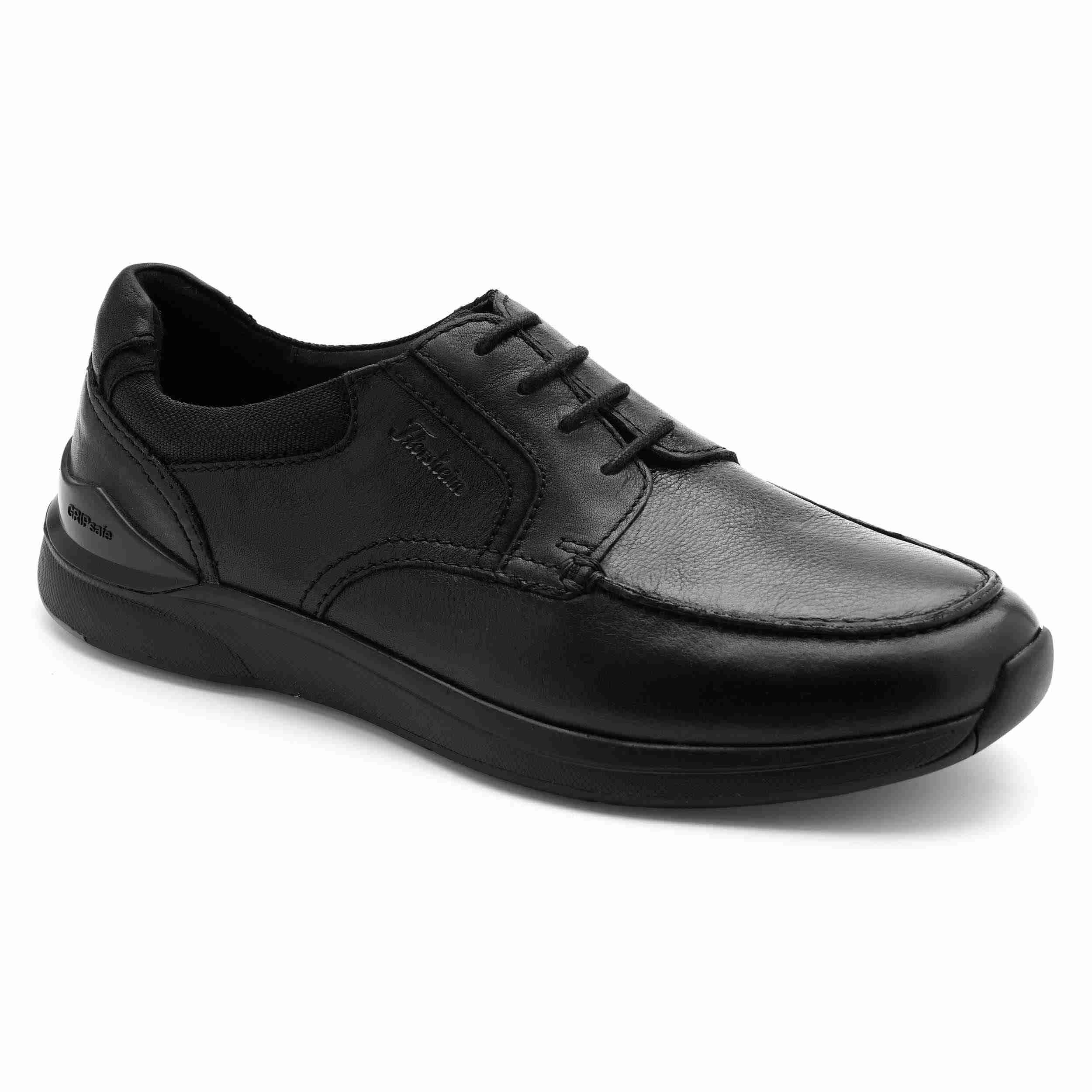 The Jin Black Men Moc Toe Formal Derby Florsheim