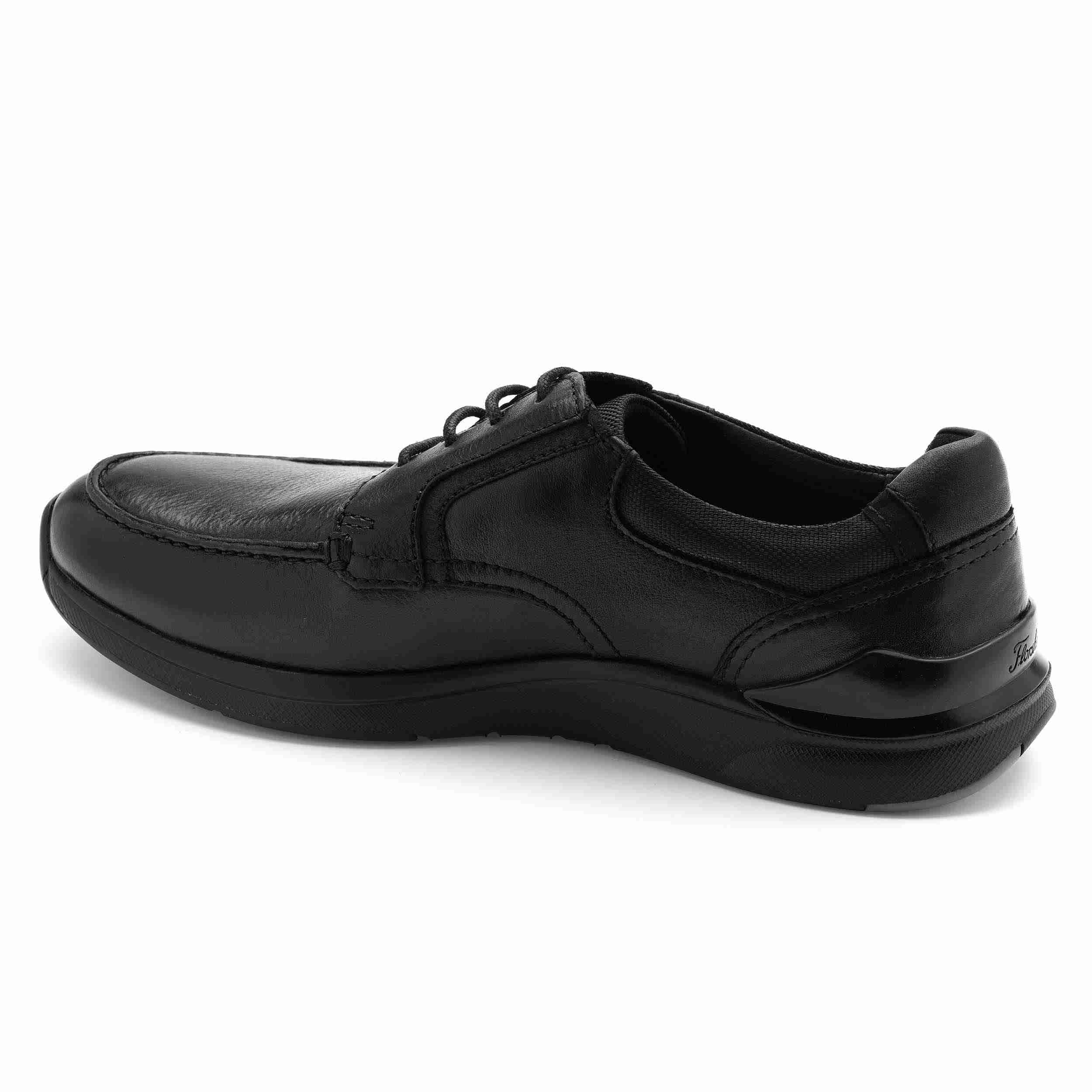 The Jin Black Men Moc Toe Formal Derby Florsheim