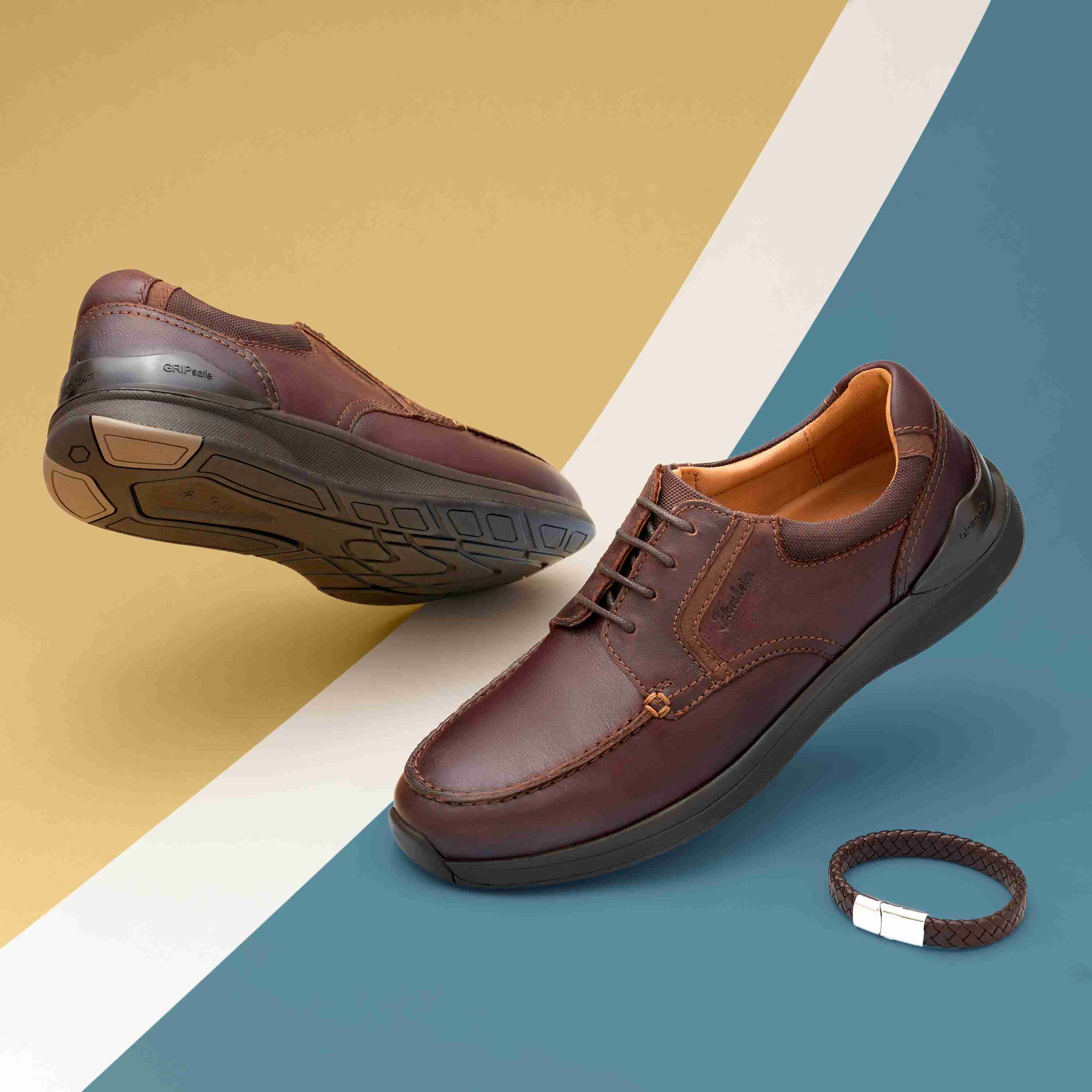 The Jin Brown Men Moc Toe Formal Derby Florsheim