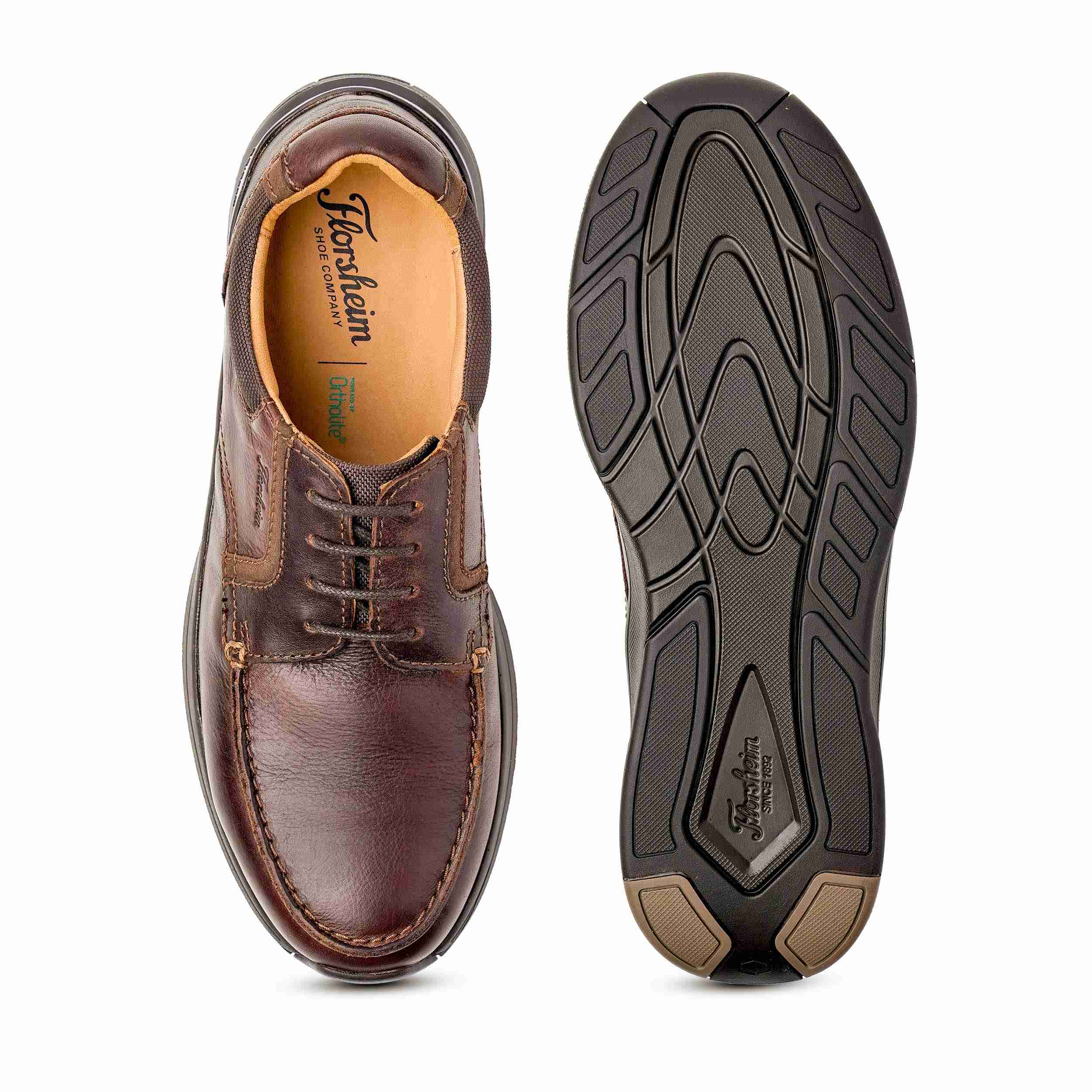 The Jin Brown Men Moc Toe Formal Derby Florsheim
