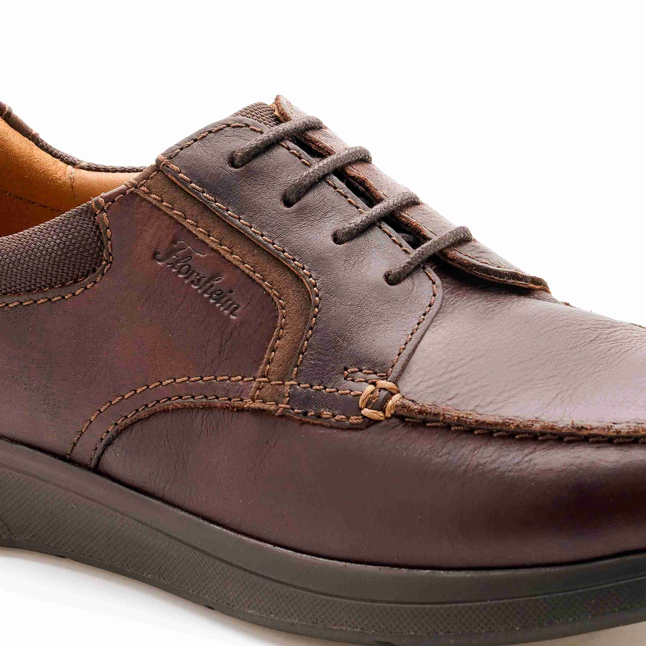 The Jin Brown Men Moc Toe Formal Derby Florsheim