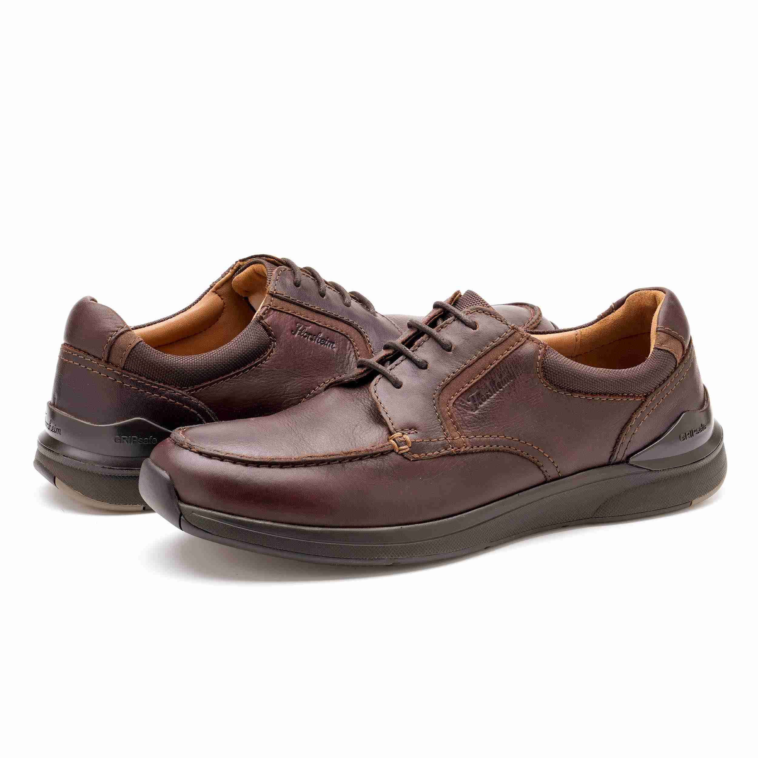 The Jin Brown Men Moc Toe Formal Derby Florsheim