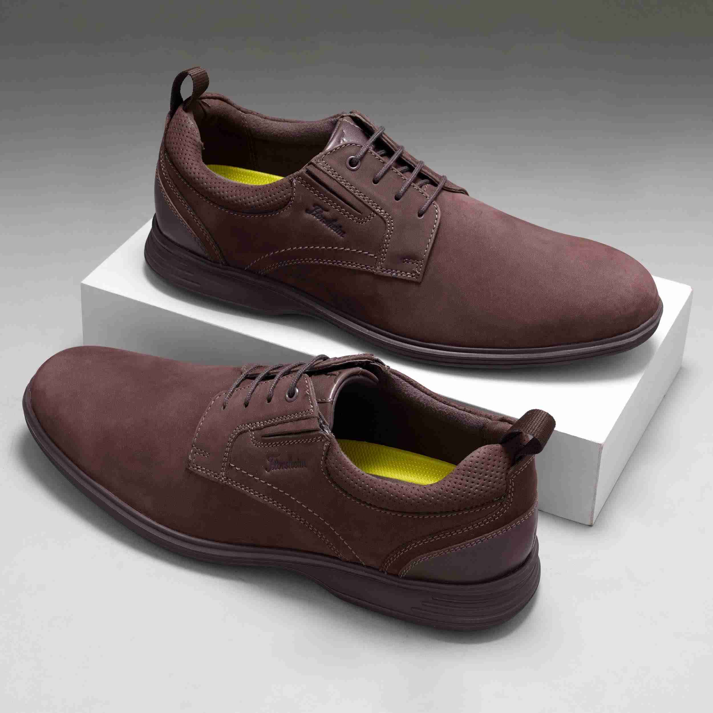 The Marcos Brown Men Nubuck Derby Florsheim