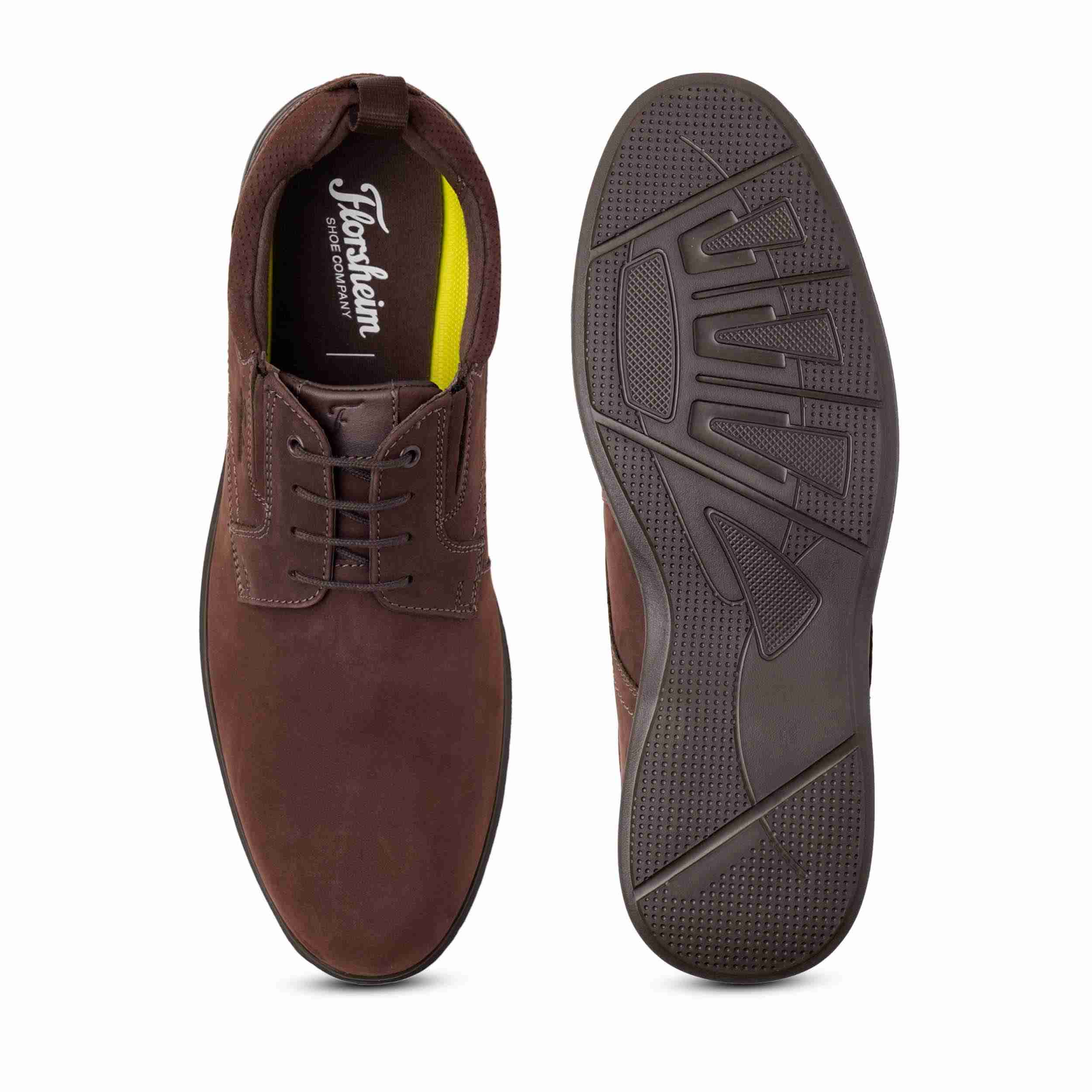 The Marcos Brown Men Nubuck Derby Florsheim