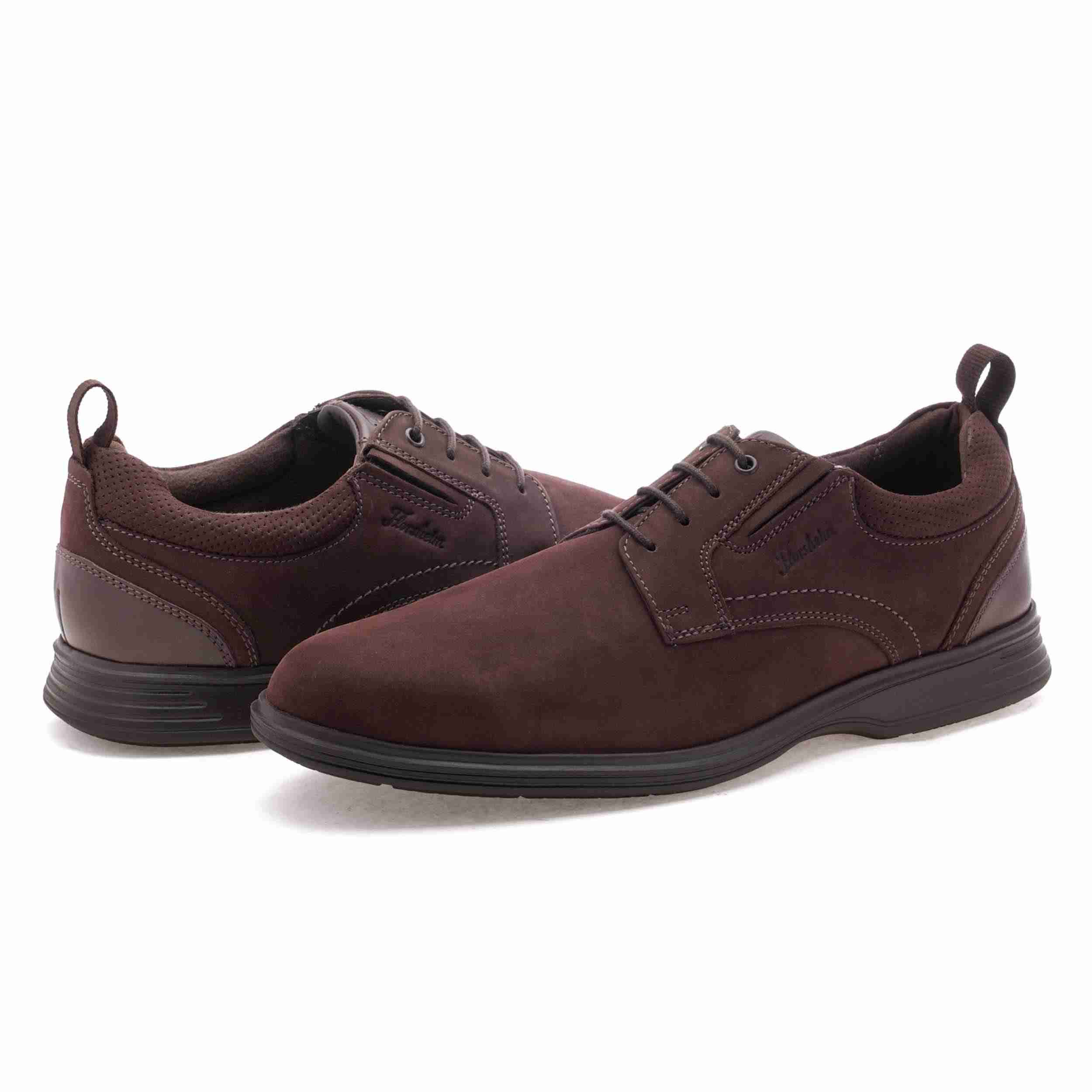 The Marcos Brown Men Nubuck Derby Florsheim