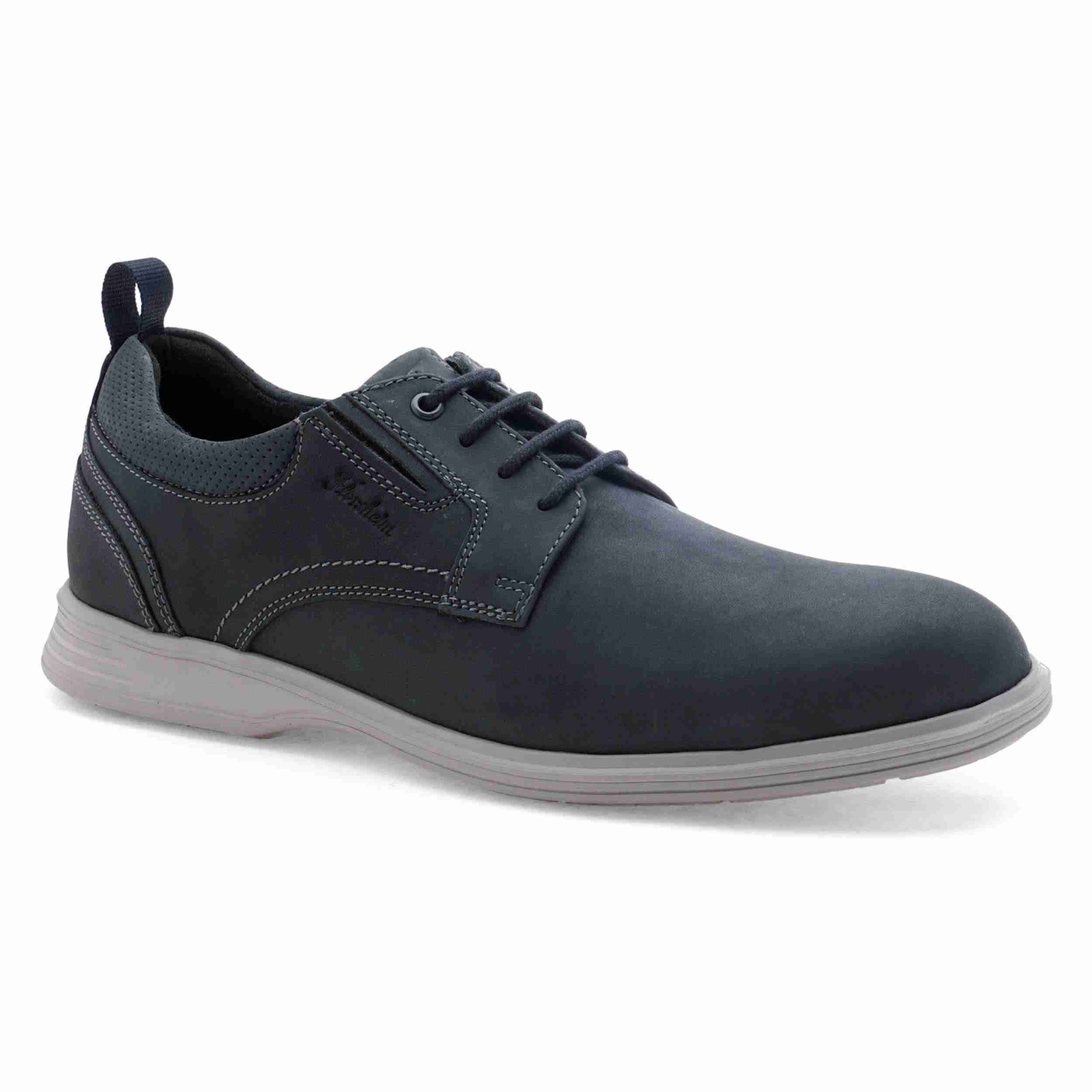 The Marcos Navy Men Nubuck Derby Florsheim