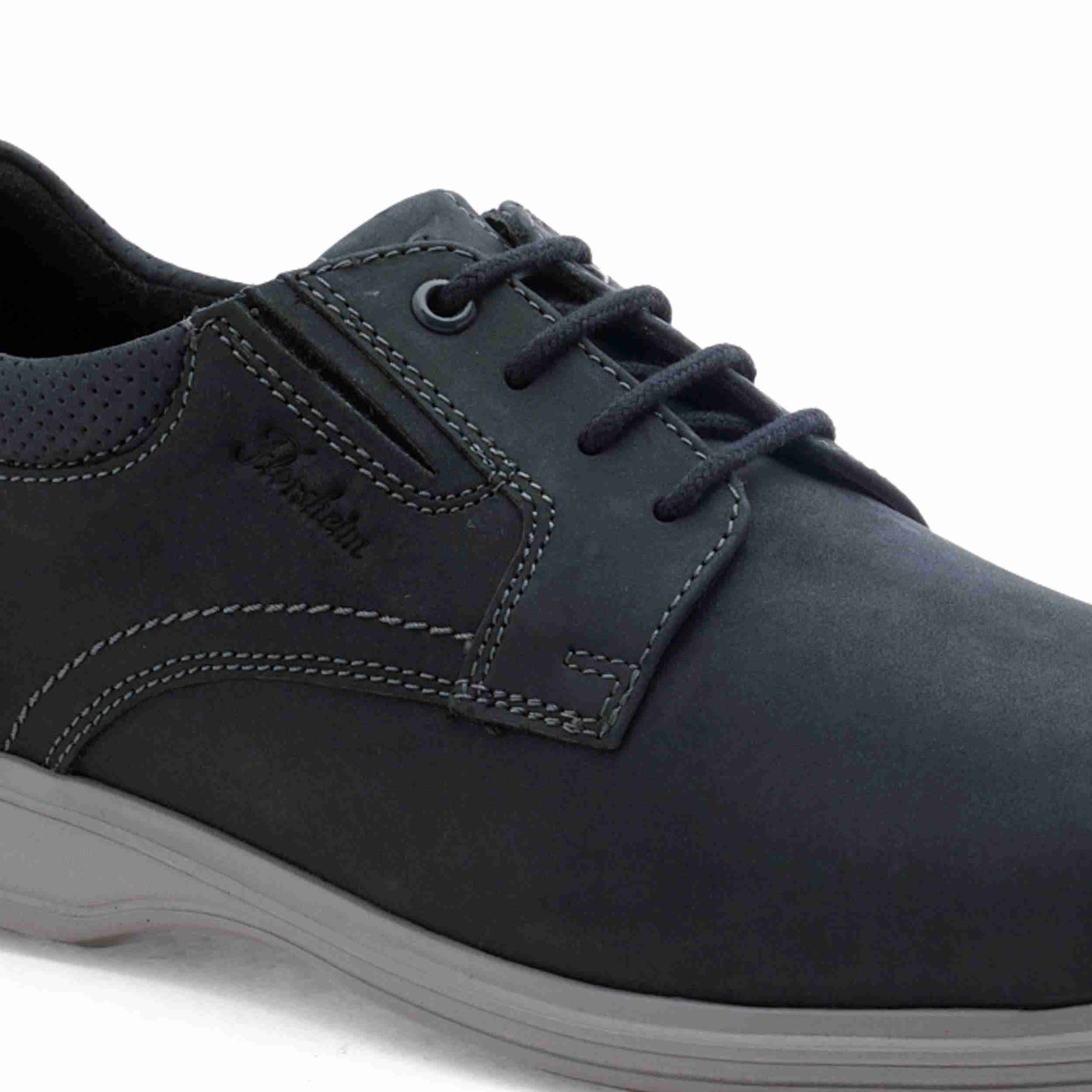 The Marcos Navy Men Nubuck Derby Florsheim
