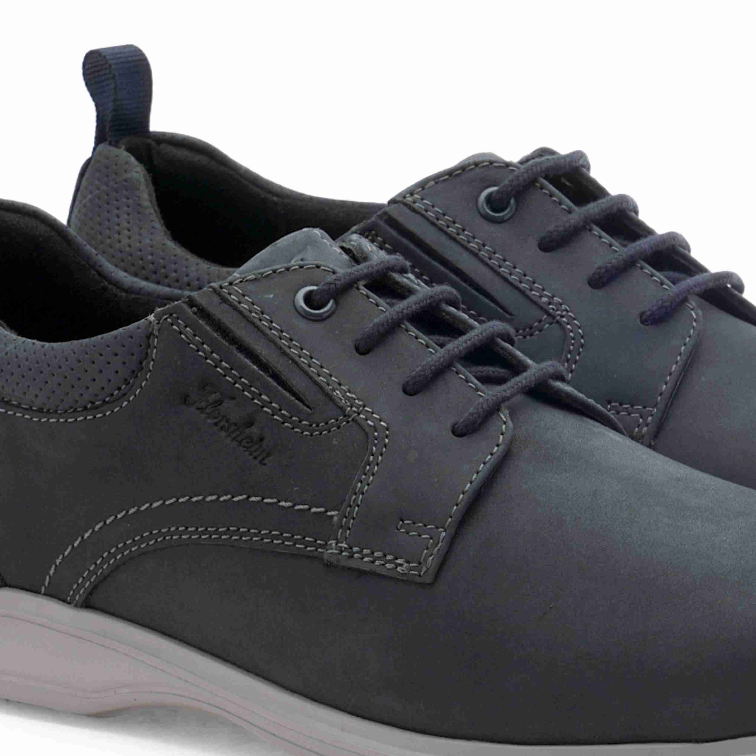 The Marcos Navy Men Nubuck Derby Florsheim