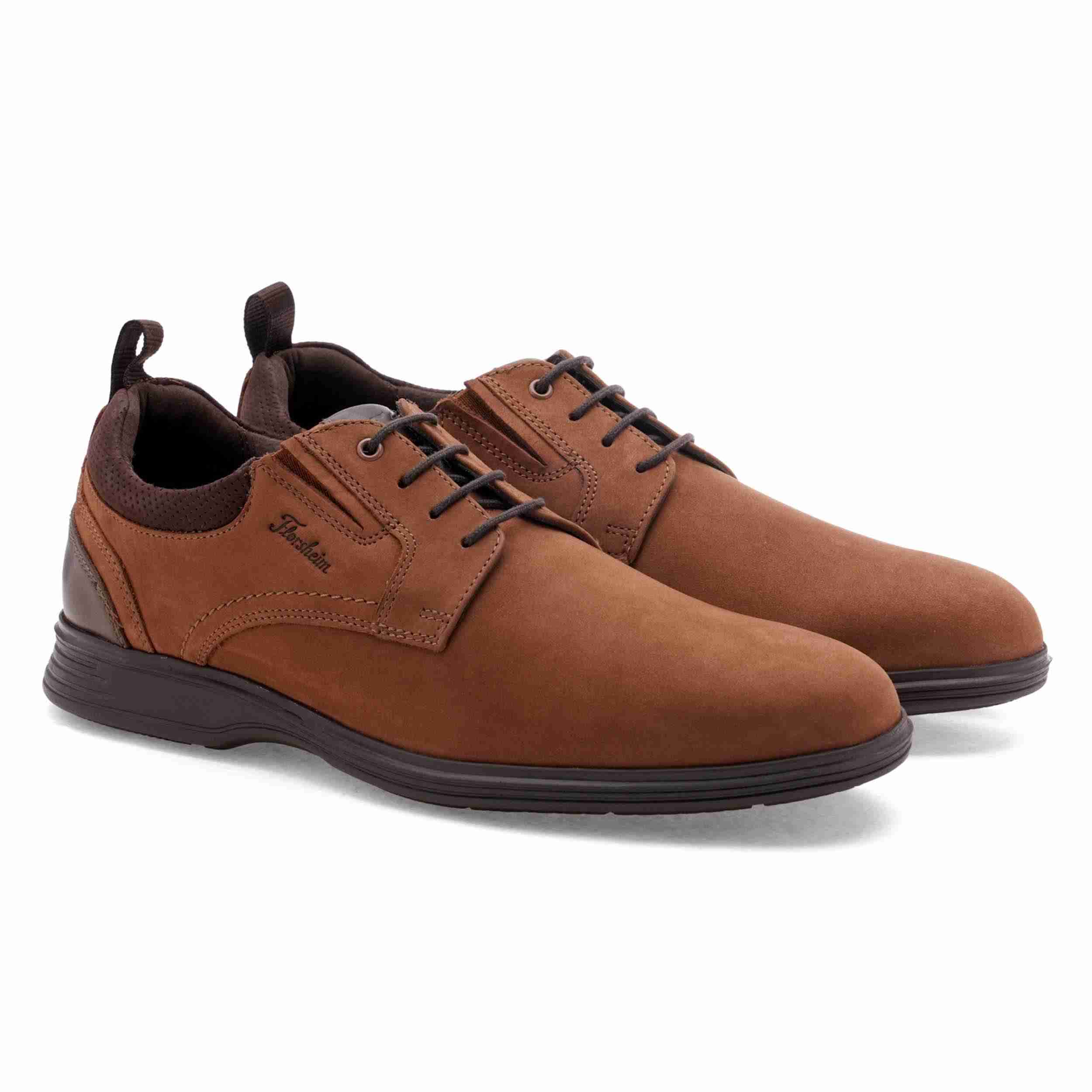 The Marcos Tan Men Nubuck Derby Florsheim