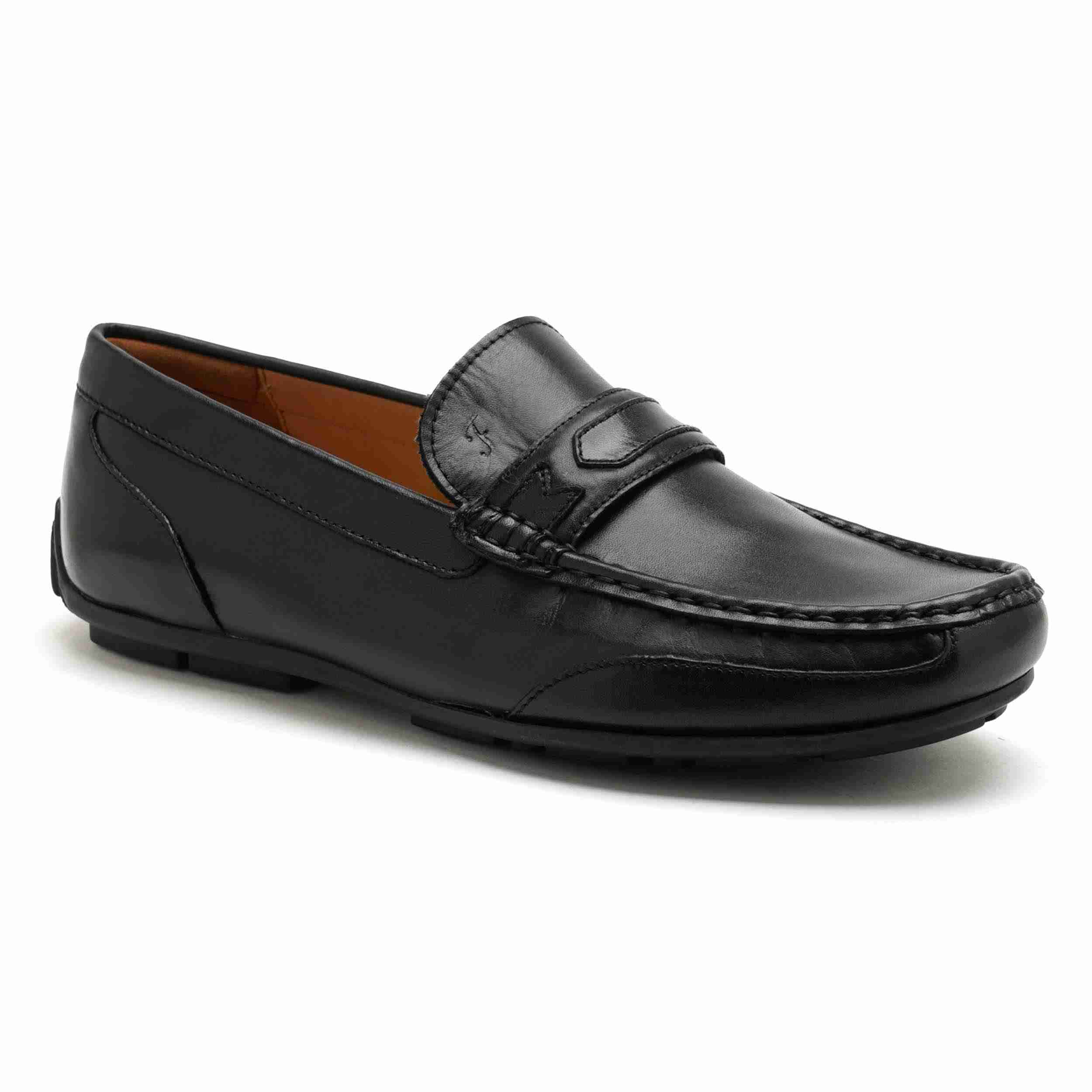 The Garda Black Men Drivers Florsheim