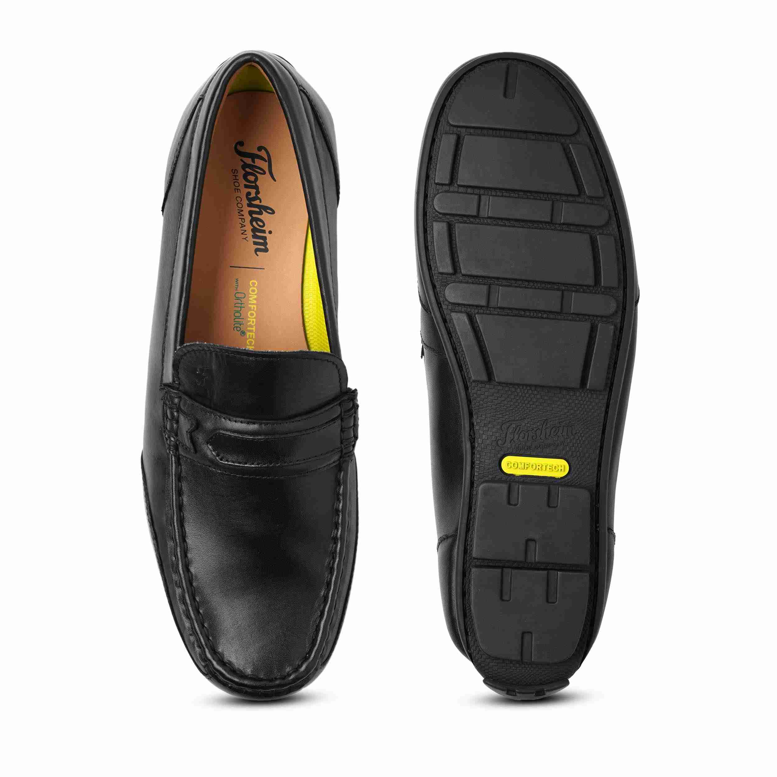 The Garda Black Men Drivers Florsheim