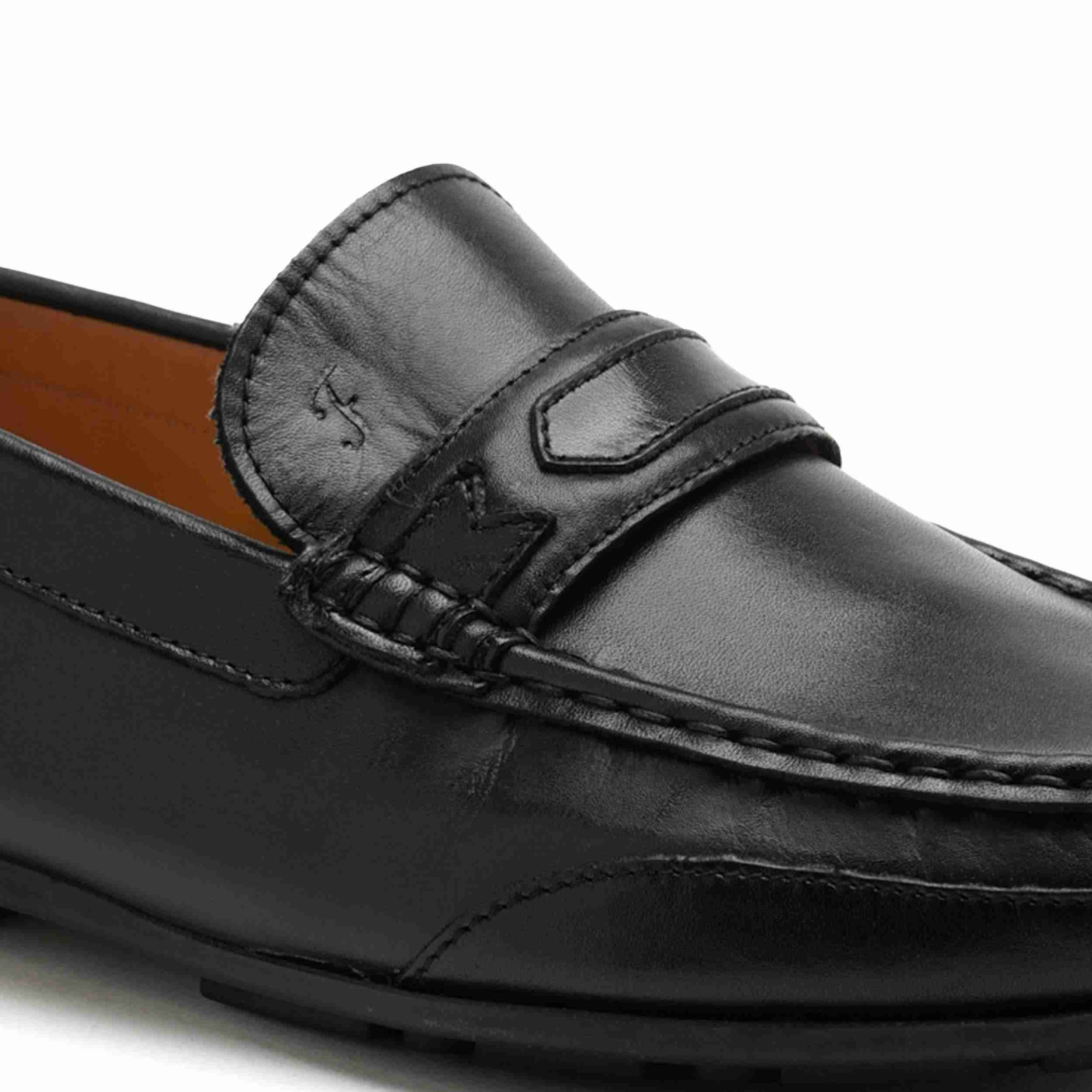 The Garda Black Men Drivers Florsheim