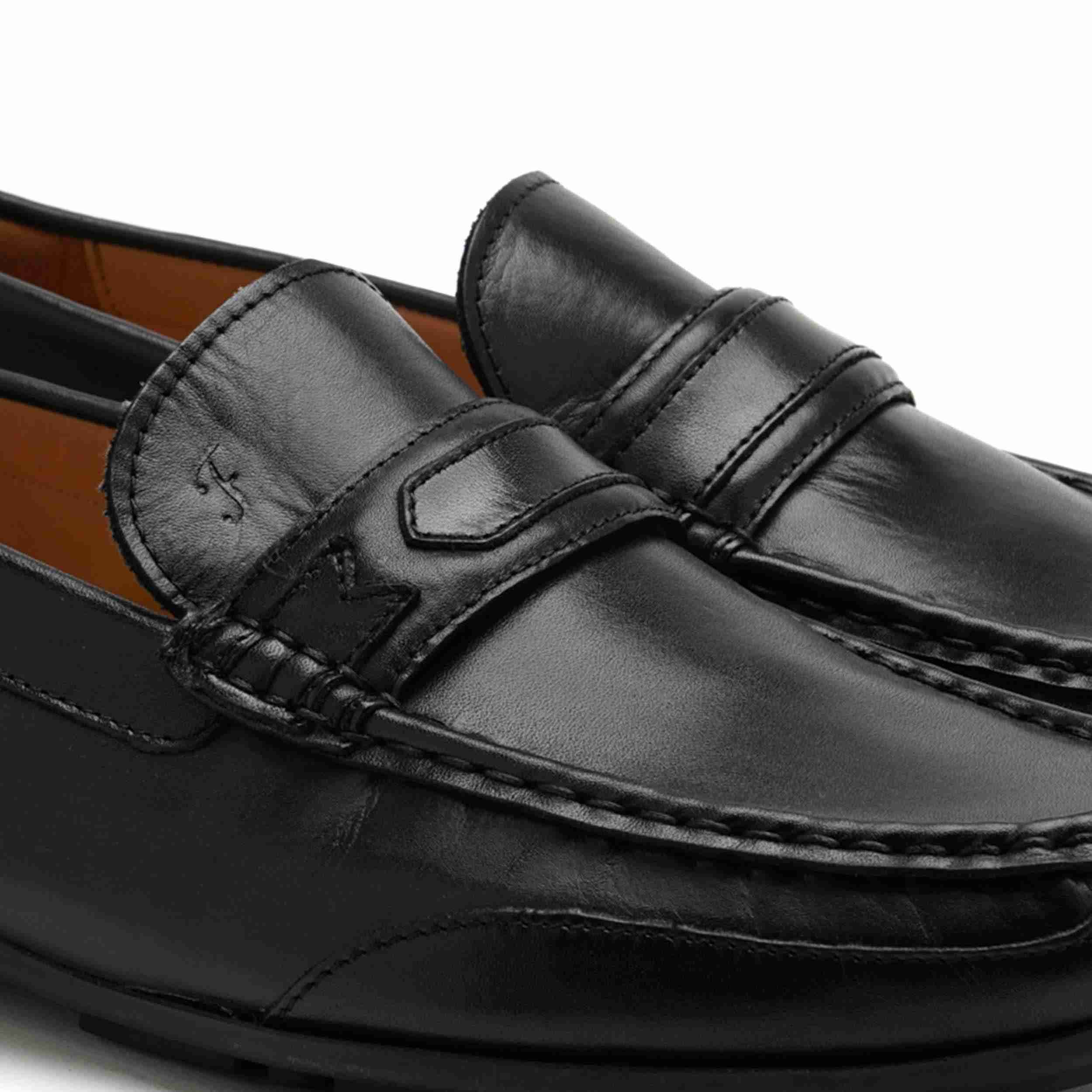 The Garda Black Men Drivers Florsheim