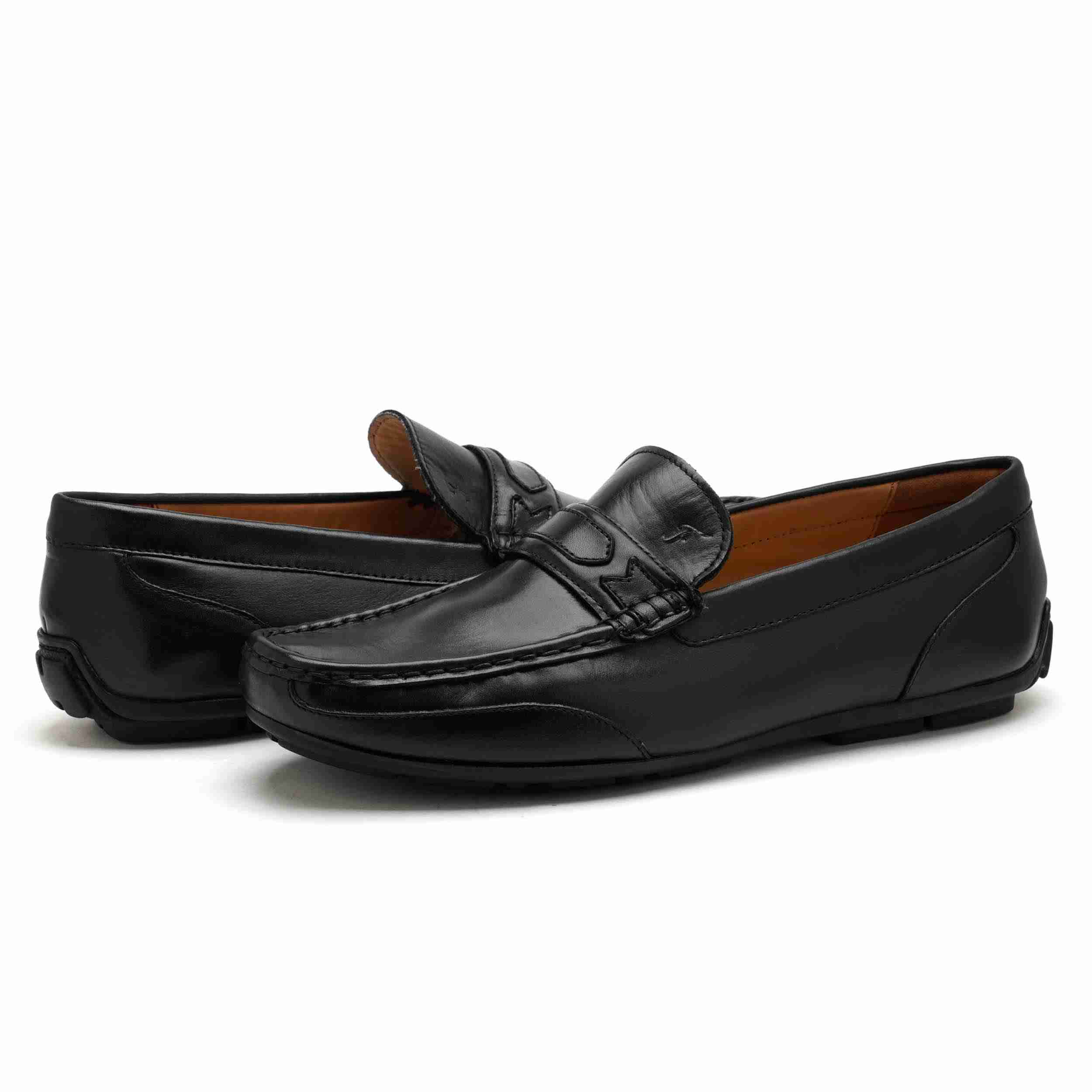 The Garda Black Men Drivers Florsheim