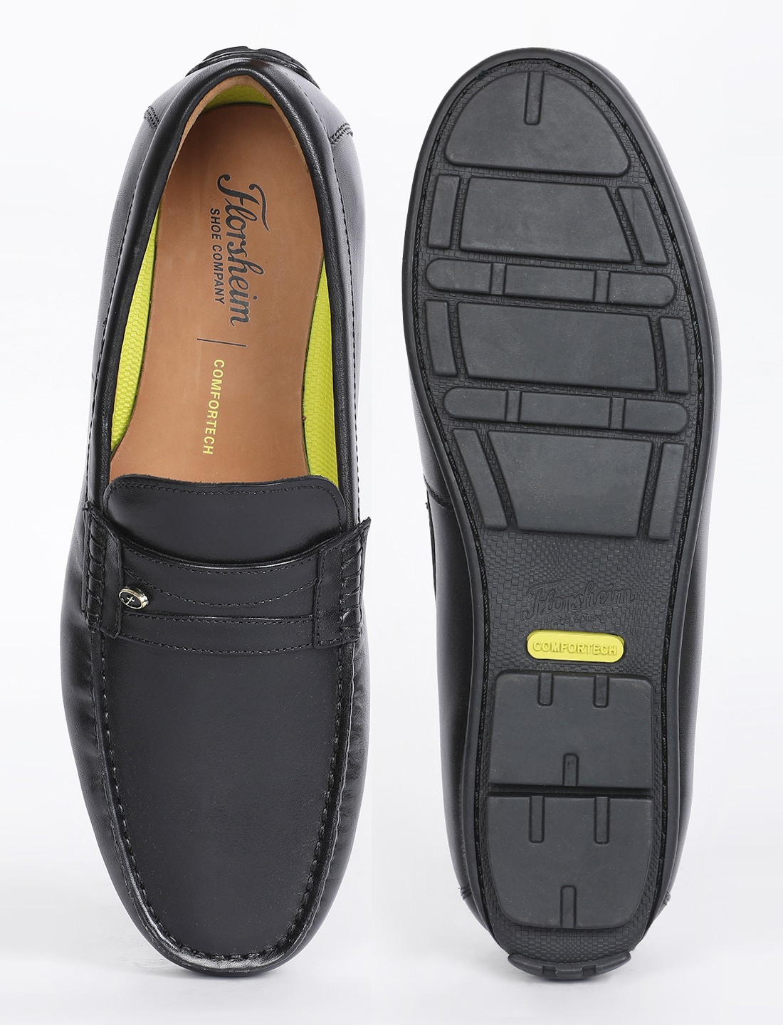 The Barry Black Men Casual Drivers Florsheim