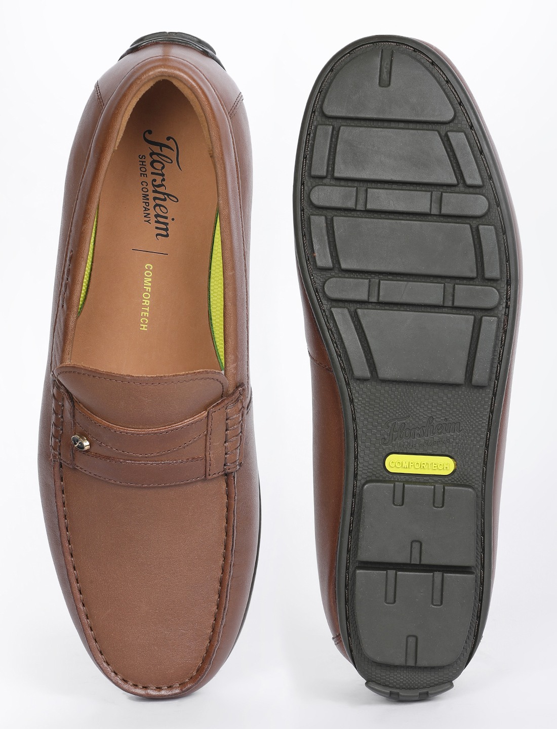 The Barry Dark Tan Men Casual Drivers Florsheim