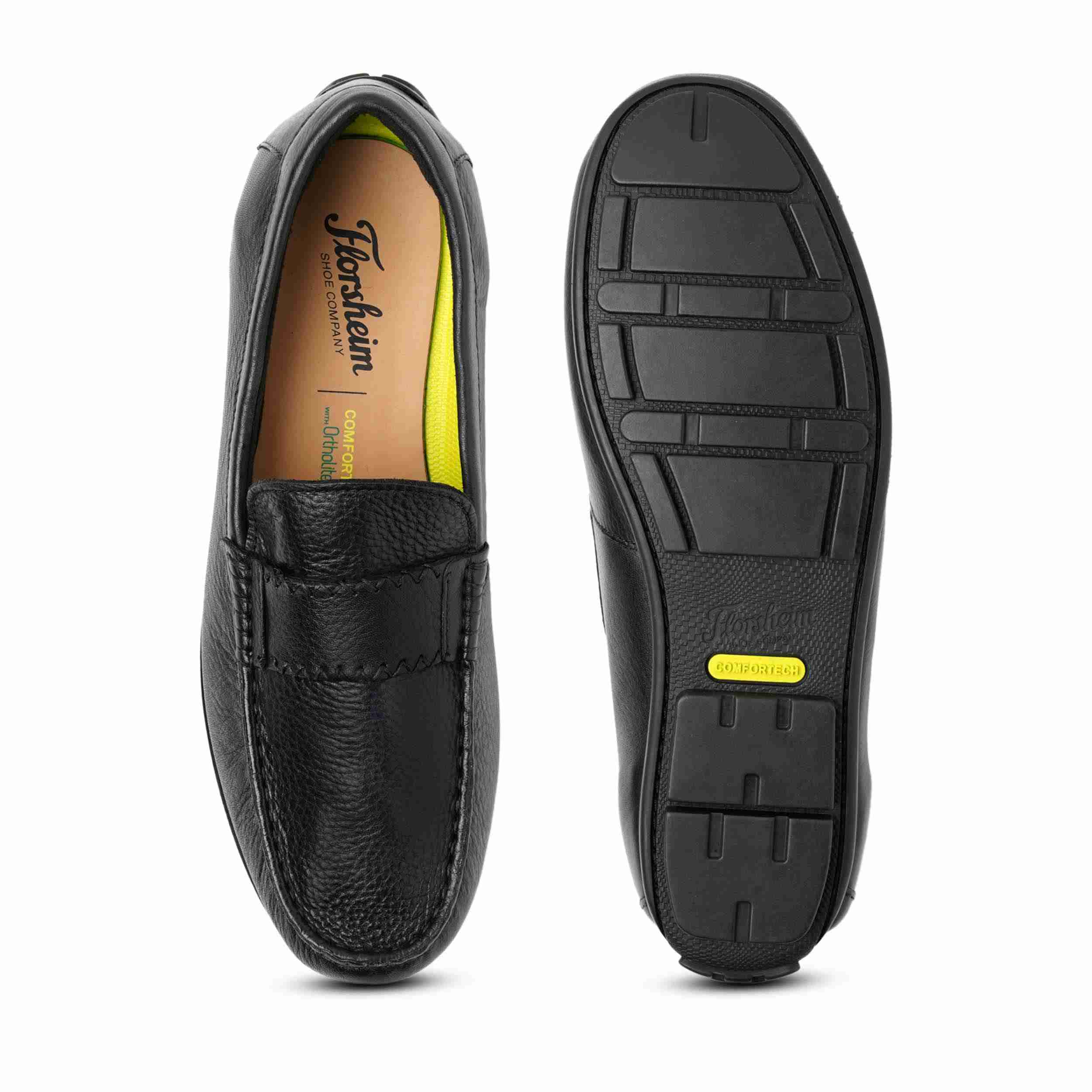 The Garda Black Men Drivers Florsheim