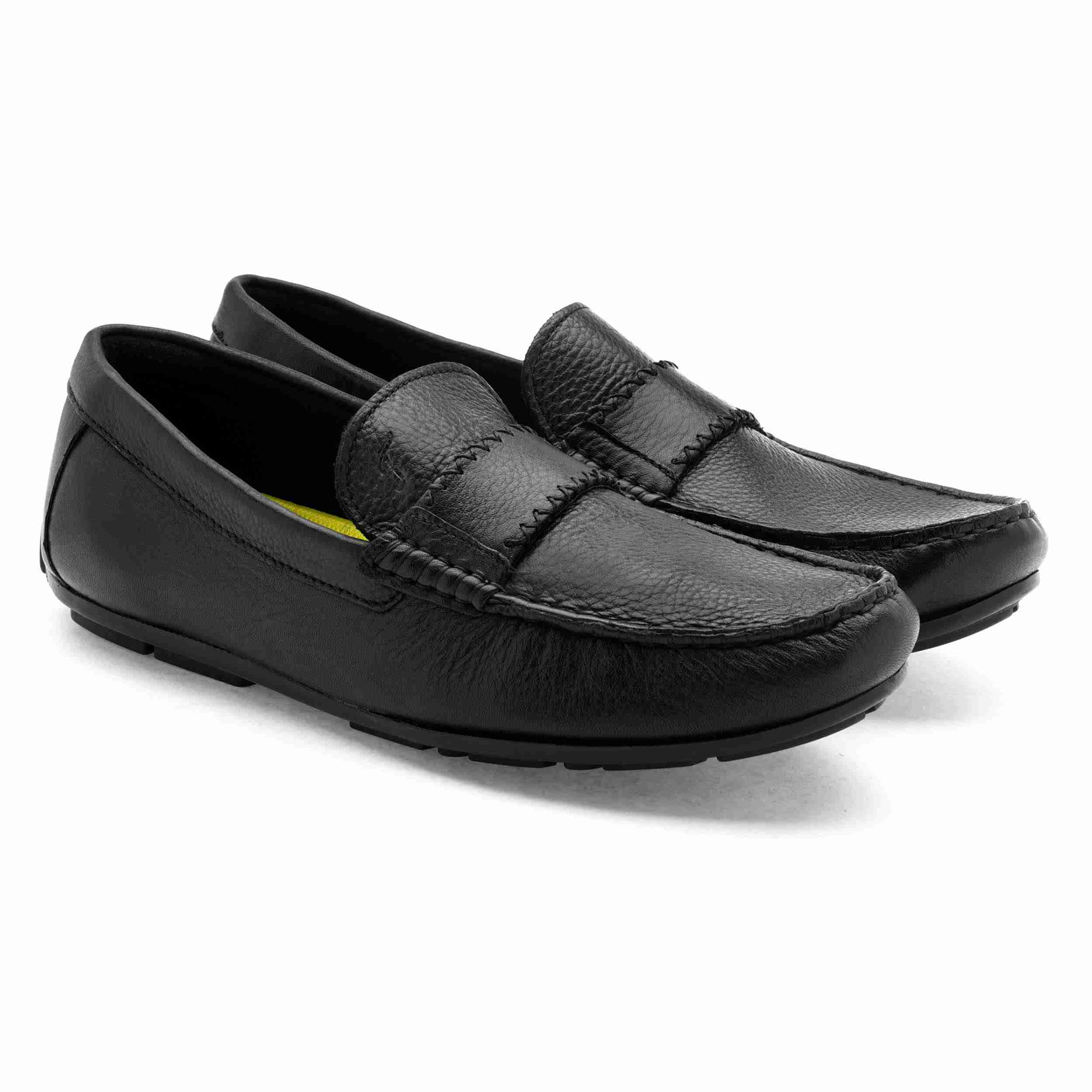 The Garda Black Men Drivers Florsheim